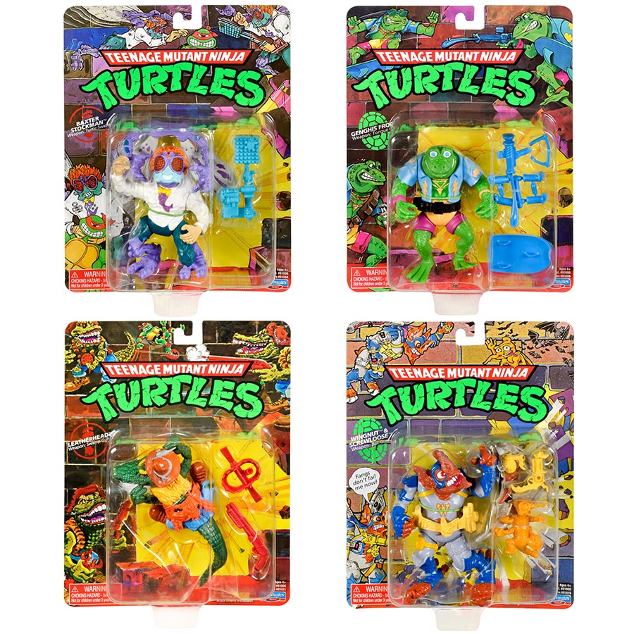 Teenage Mutant Ninja Turtles Classic Mutants #2 4-Piece Action Figure Set