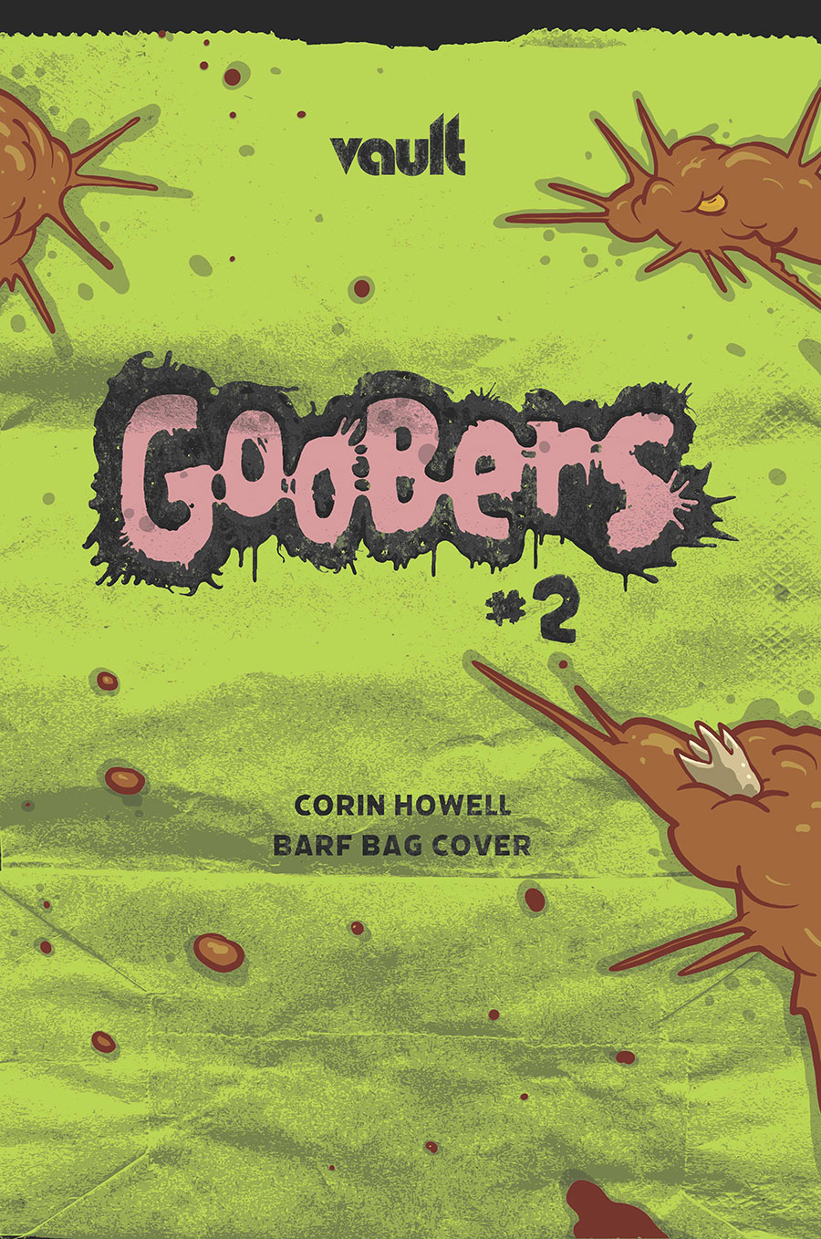 Goobers #2 Cover E Variant Corin Howell Barf Bag Cover With Polybag