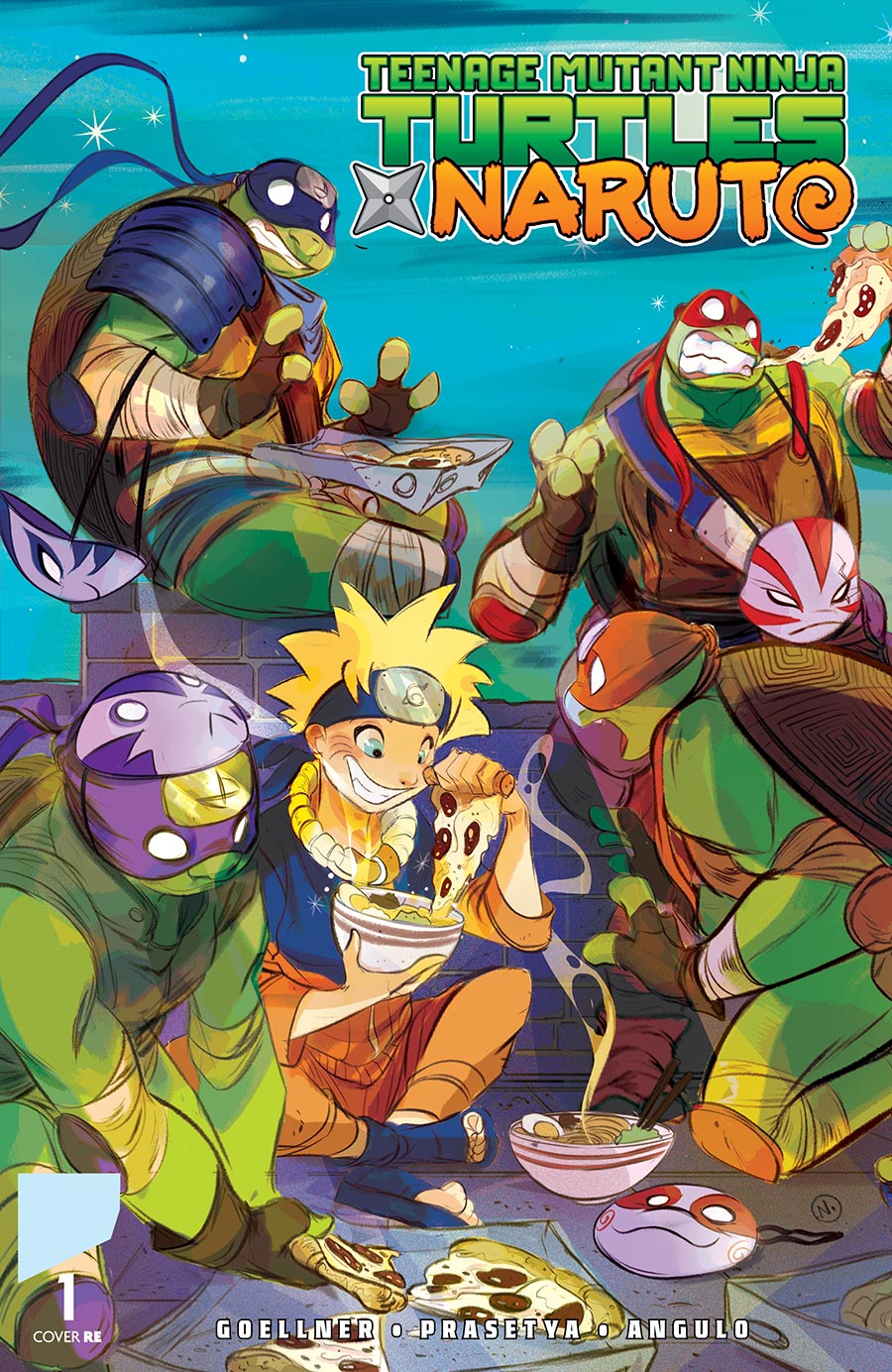 Teenage Mutant Ninja Turtles x Naruto #1  Midtown Exclusive Cover A Nicoletta Baldari Variant Cover