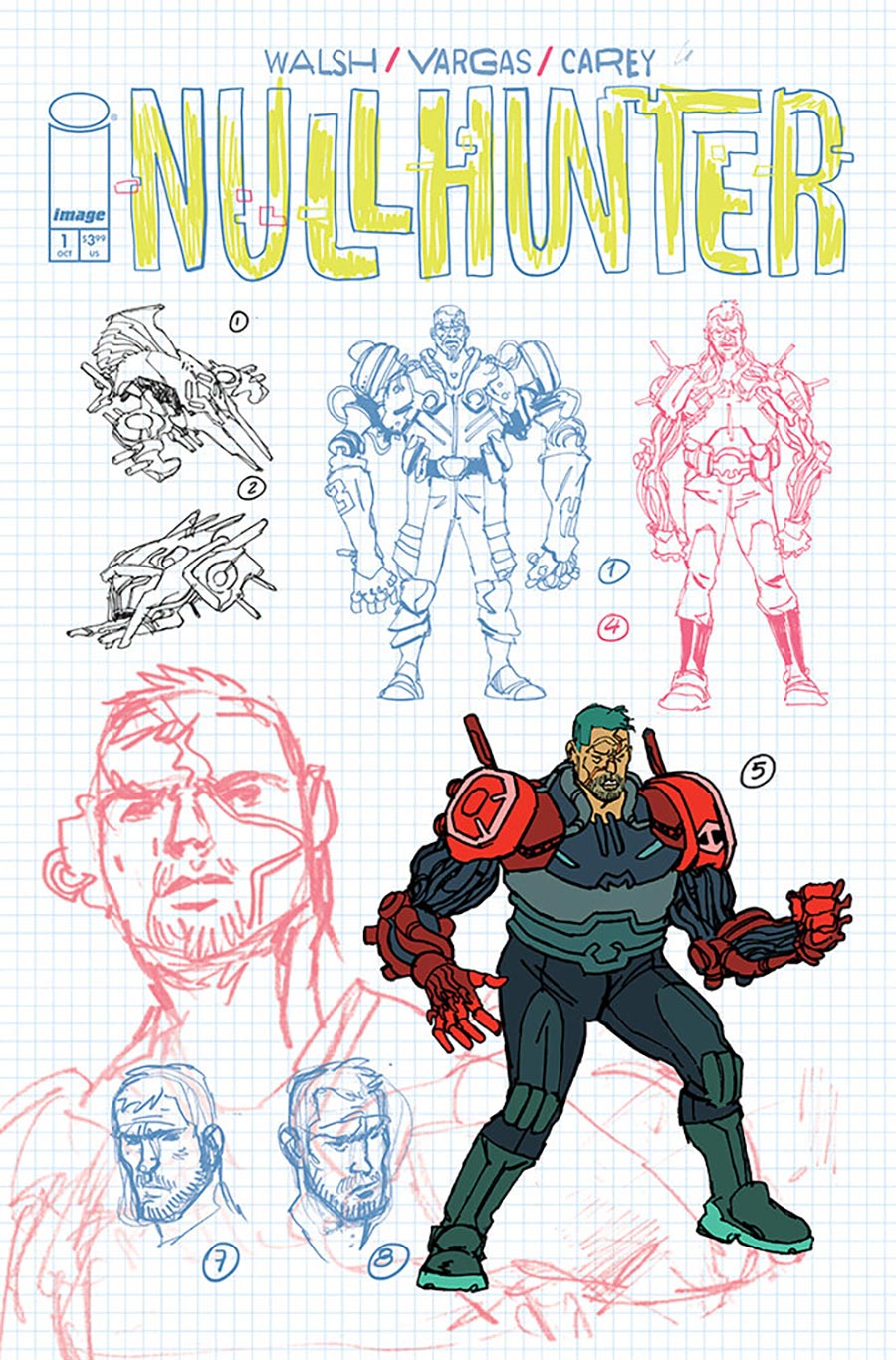 Nullhunter #1 Cover E Incentive Design Variant Cover