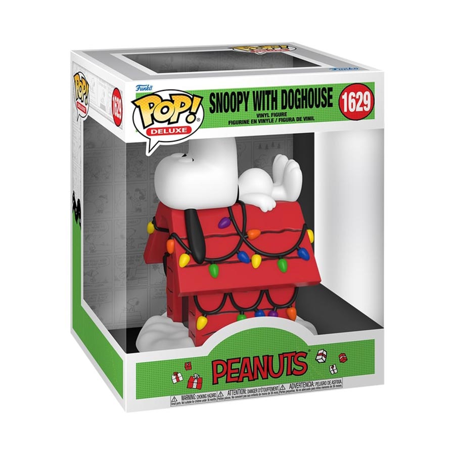 POP Deluxe Peanuts Snoopy & Doghouse Vinyl Figure