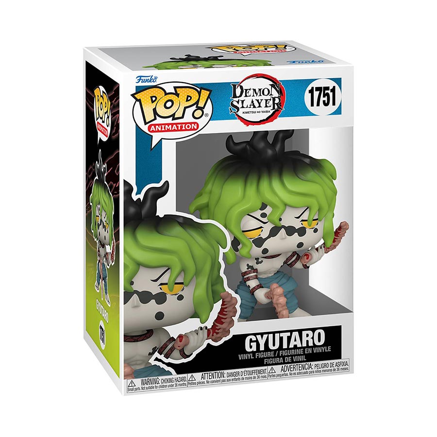 POP Animation Demon Slayer Kimetsu No Yaiba Gyutaro Vinyl Figure