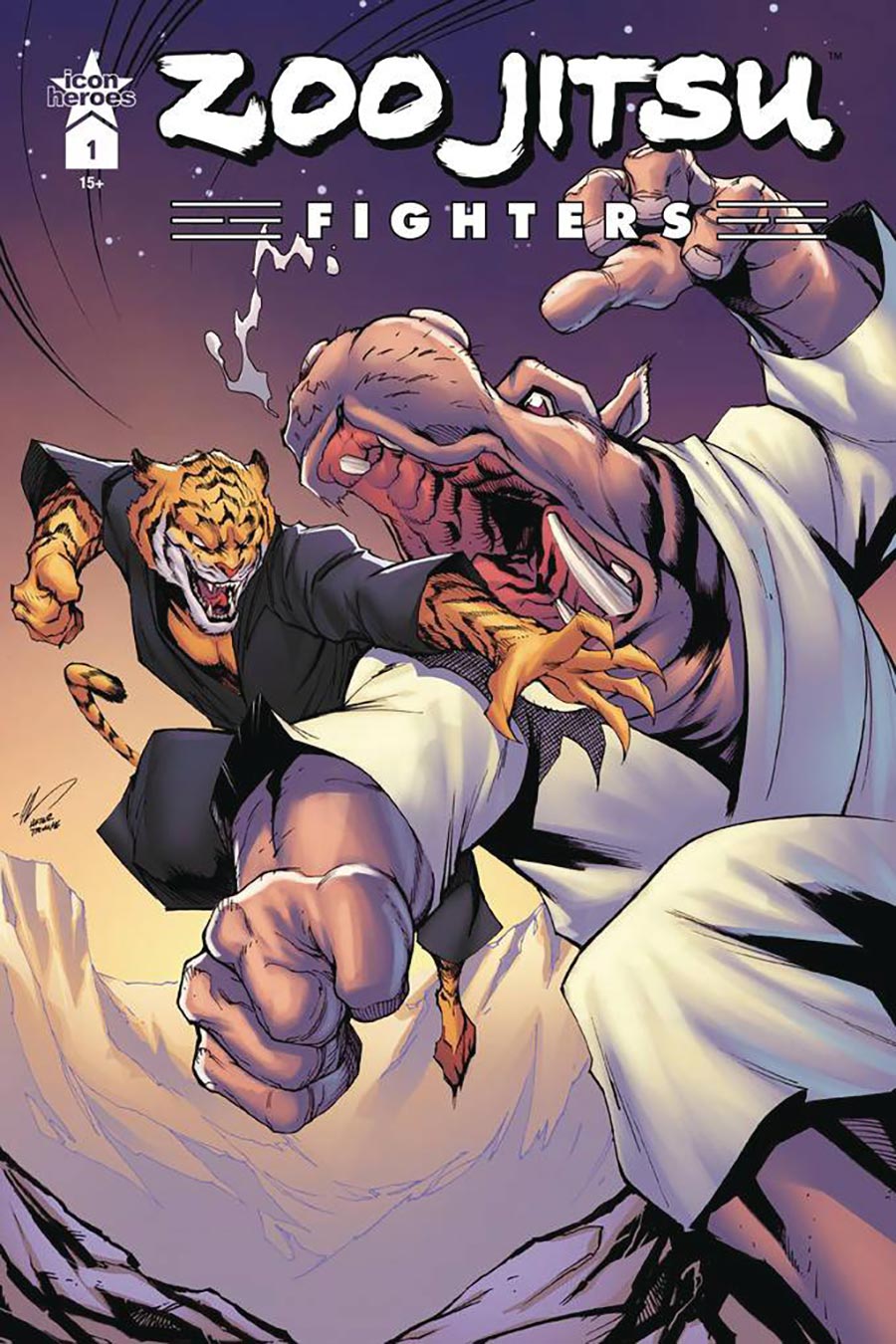 Zoo Jitsu Fighters #1 Cover C Variant Alejandro Garza Cover