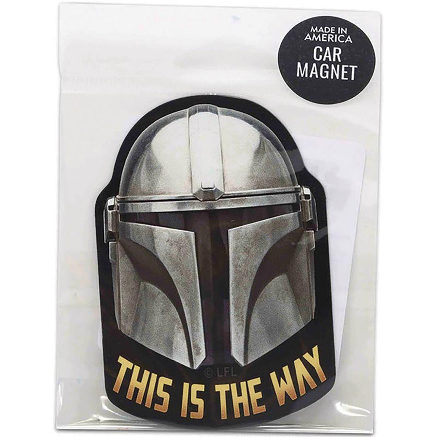 Star Wars The Mandalorian This Is The Way Vinyl Magnet