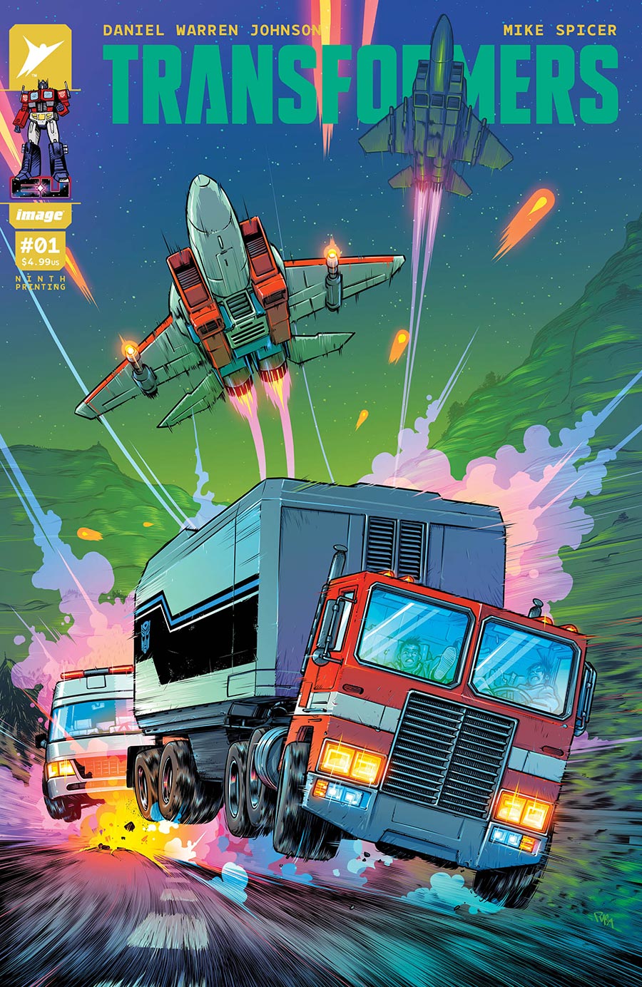 Transformers Vol 5 #1 Cover X 9th Ptg