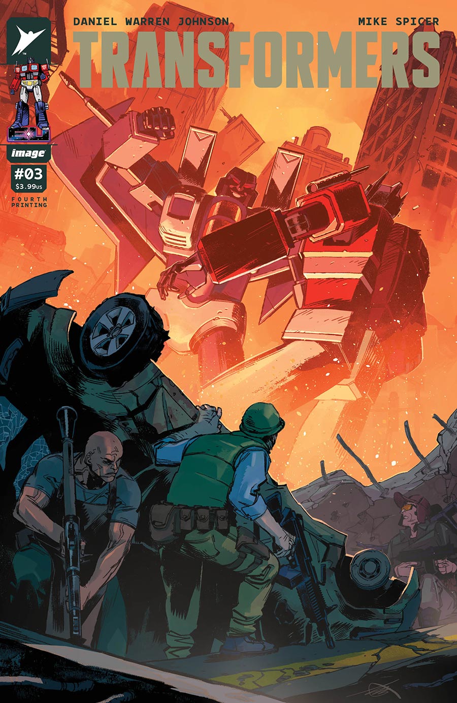 Transformers Vol 5 #3 Cover I 4th Ptg