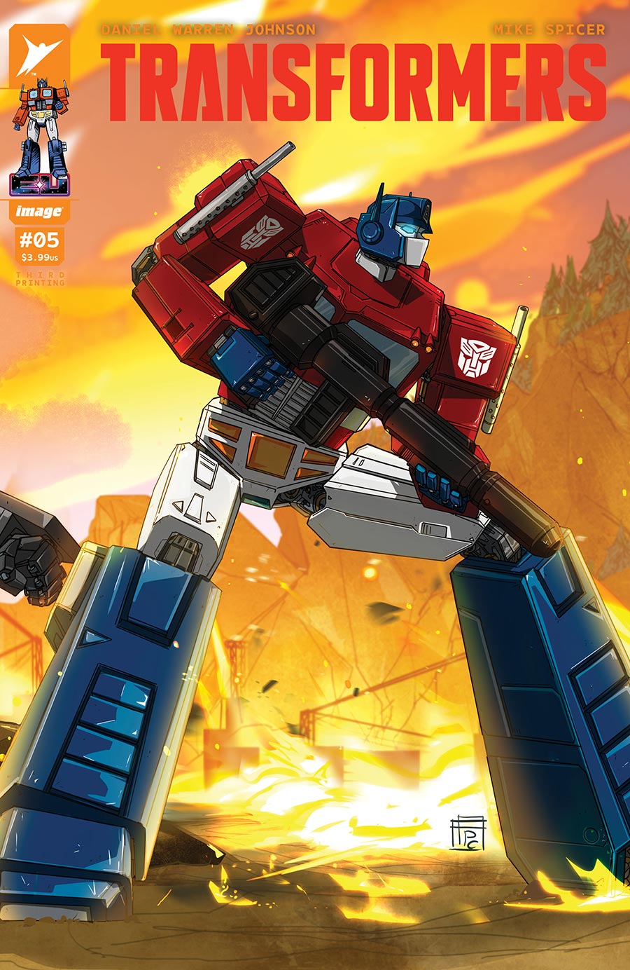 Transformers Vol 5 #5 Cover H 3rd Ptg