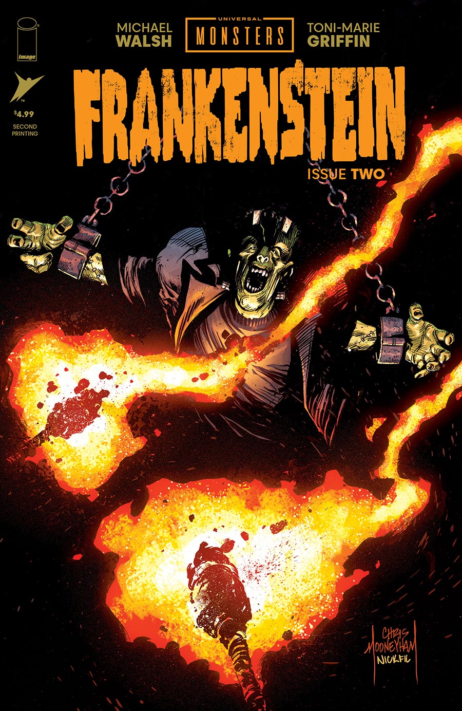 Universal Monsters Frankenstein #2 Cover G 2nd Ptg