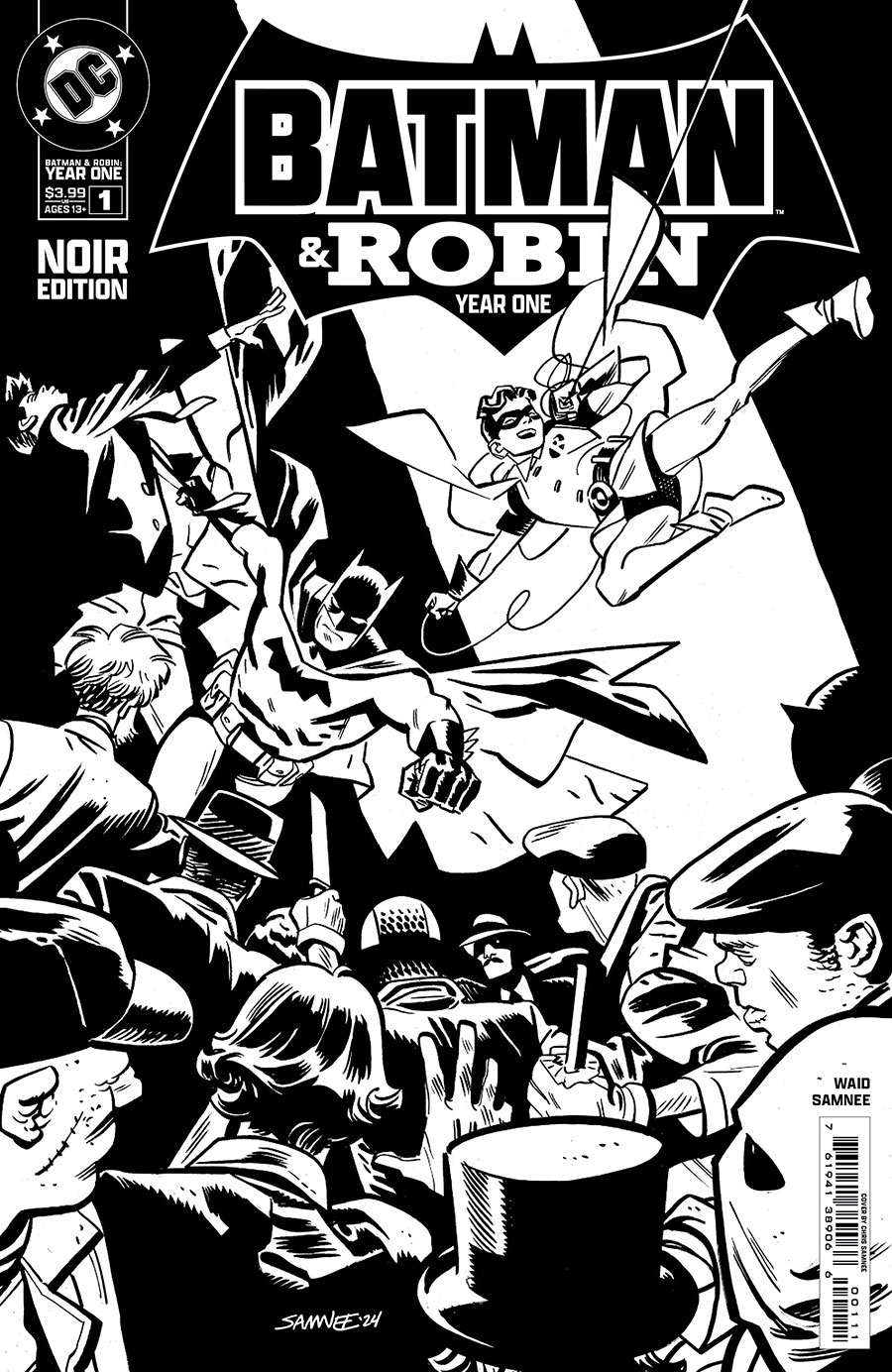 Batman And Robin Year One Noir Edition #1 (One Shot) Cover A