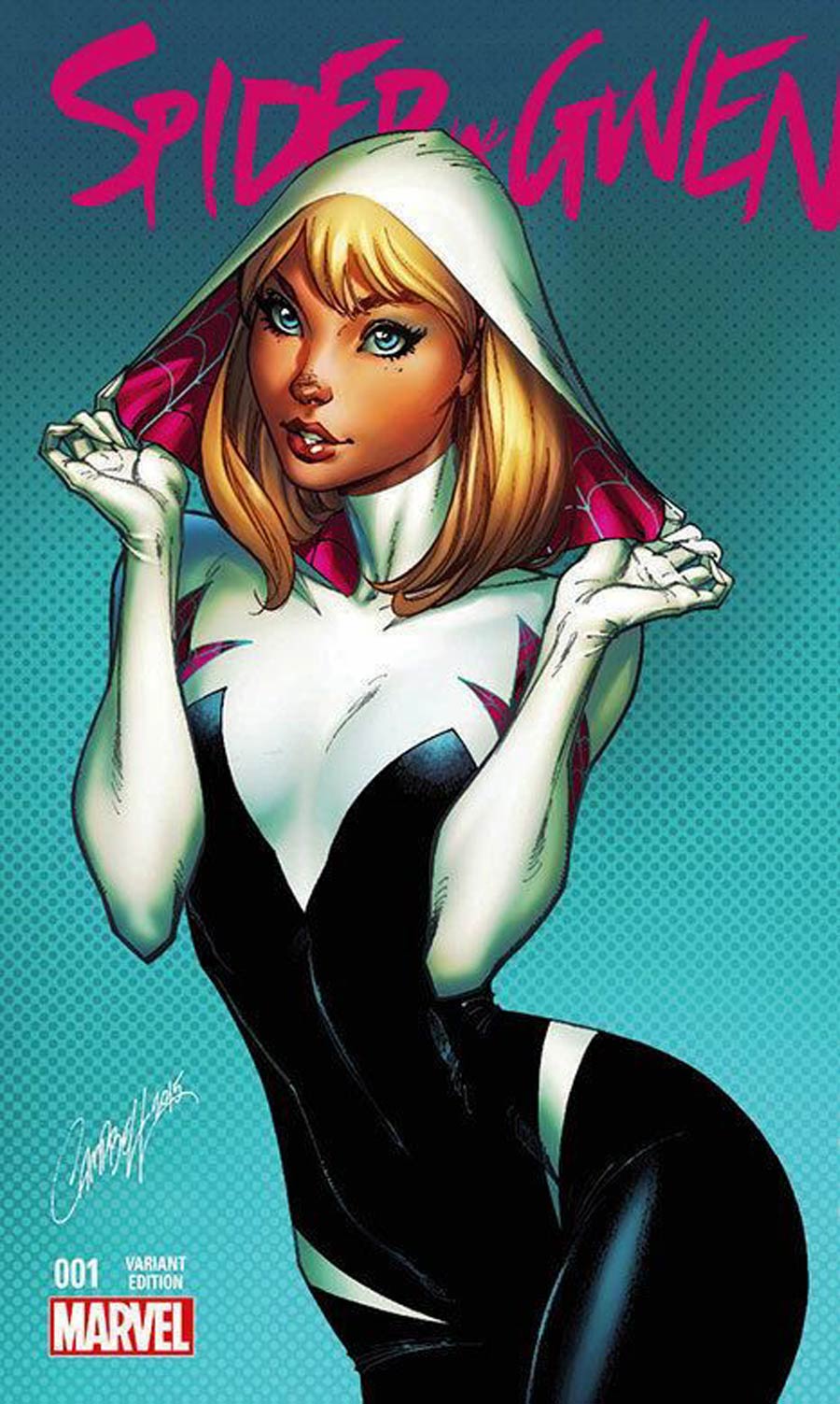 Spider-Gwen #1 Cover T J Scott Campbell Variant Cover