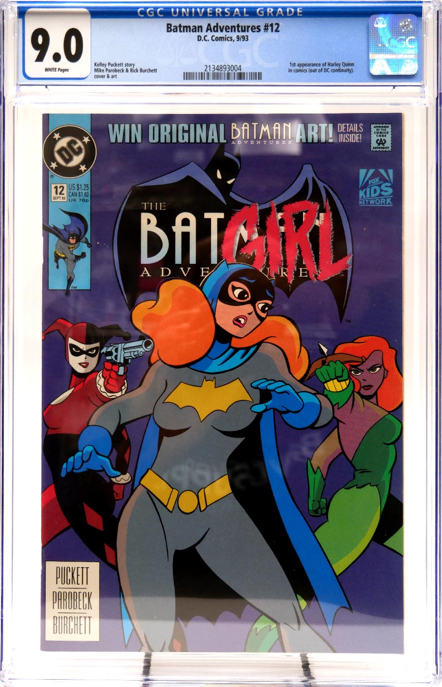 Batman Adventures #12 Cover B CGC 9.0