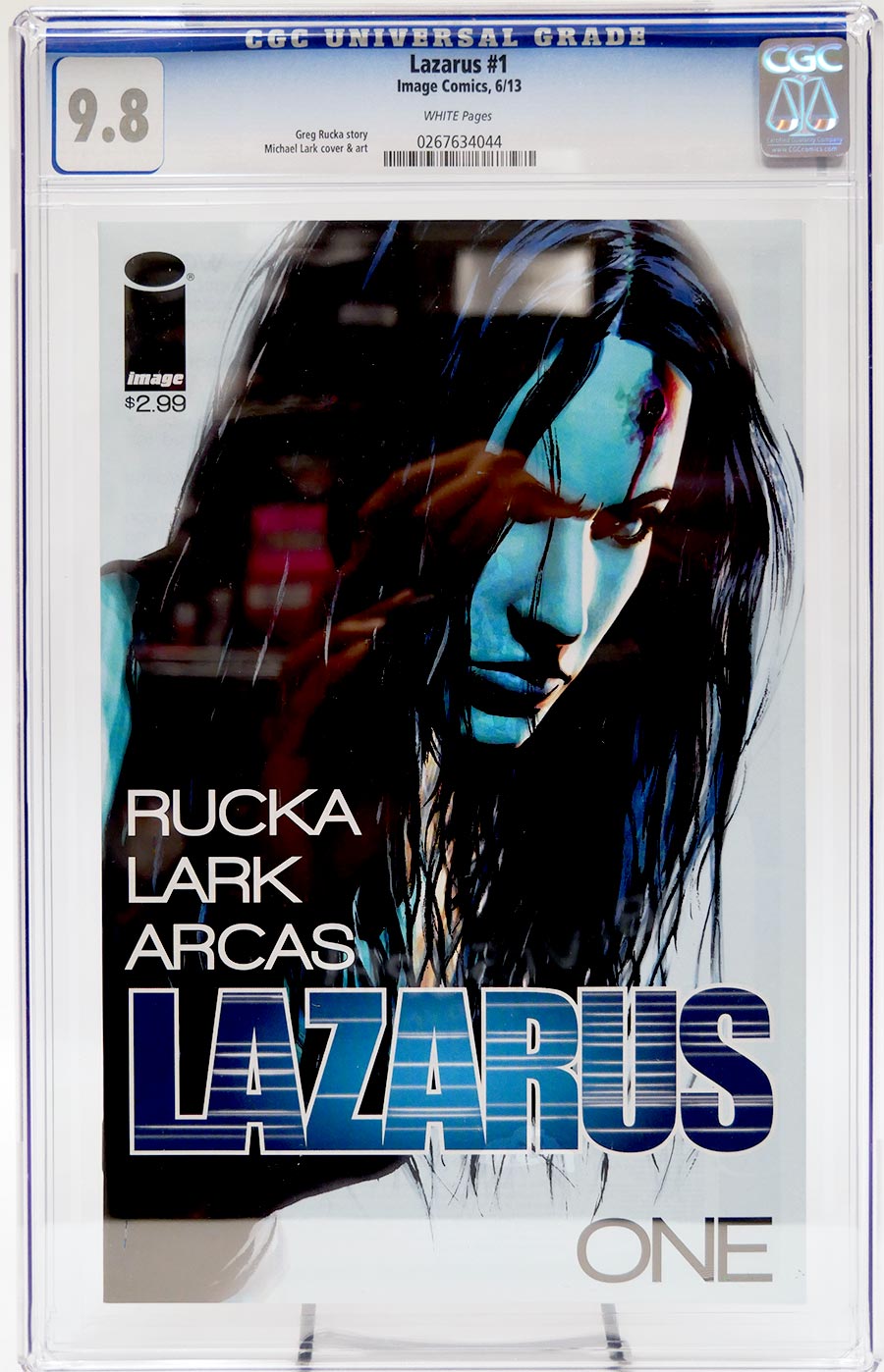 Lazarus #1 Cover E CGC 9.8 1st Ptg Regular Michael Lark Cover