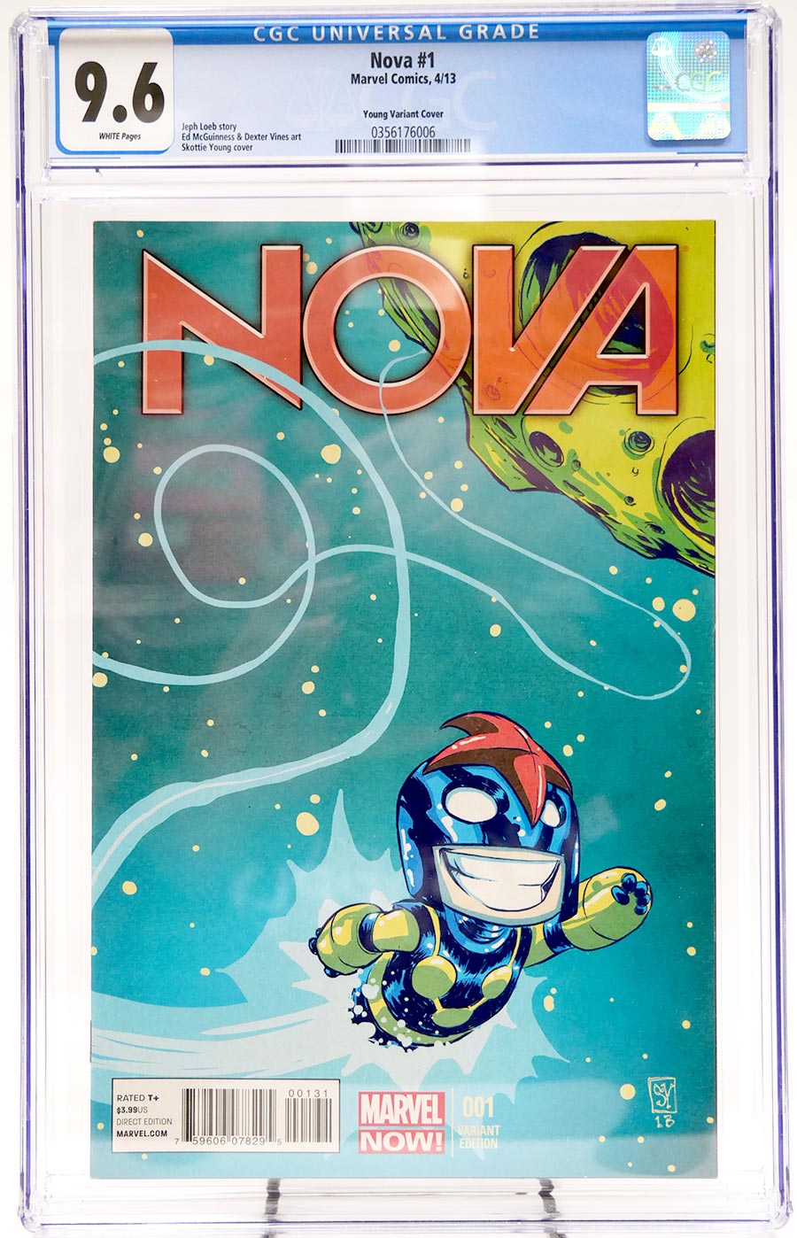 Nova Vol 5 #1 Cover H CGC 9.6 Variant Skottie Young Baby Cover