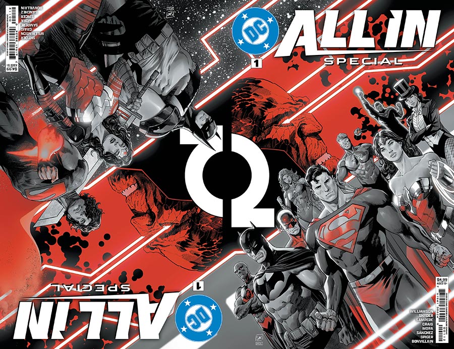 DC All In Special #1 (One Shot) Cover G 2nd Ptg A Daniel Sampere Recolored Wraparound Variant Cover