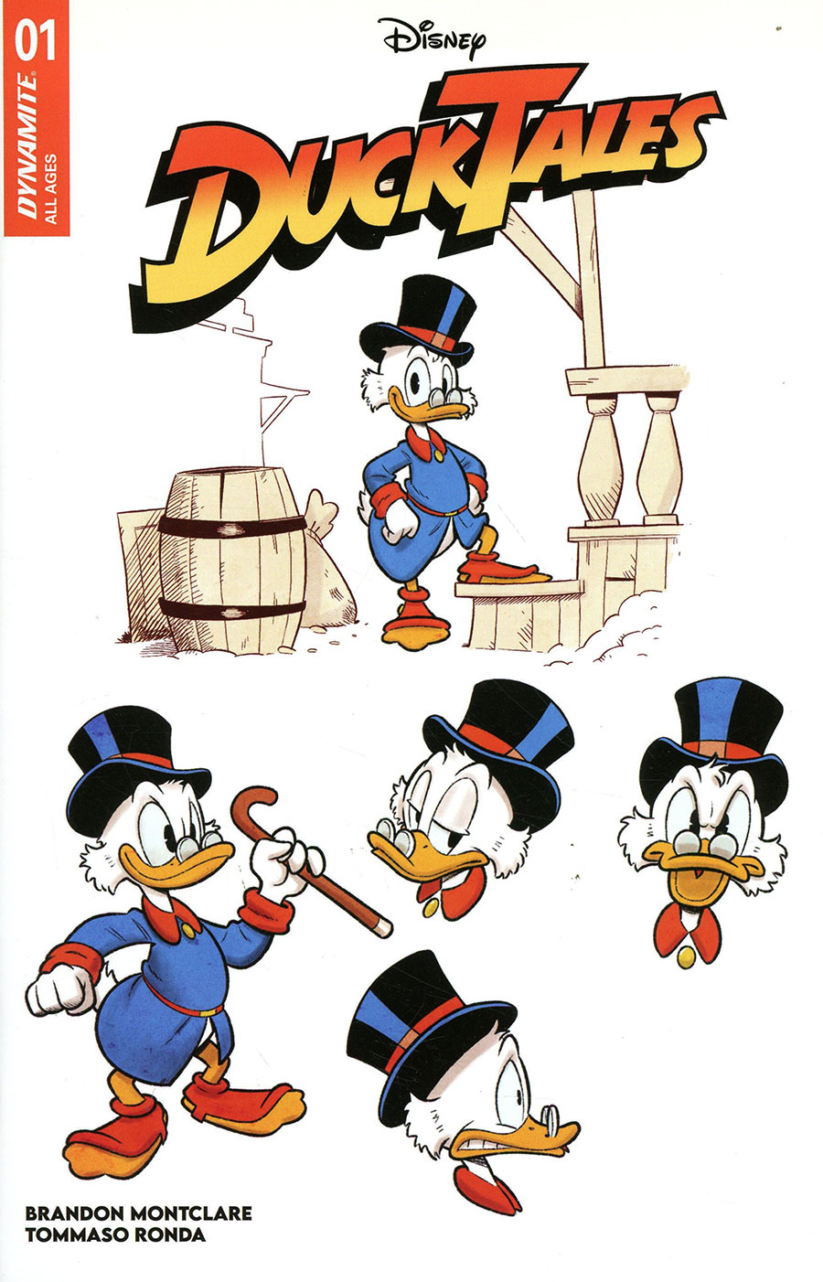 Ducktales Vol 5 #1 Cover U Variant Tommaso Ronda Design Cover