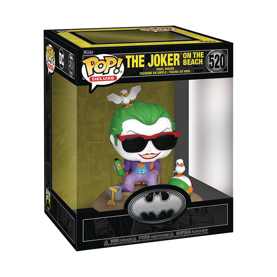 POP Deluxe Batman 85th Anniversary The Joker On The Beach (1989) Vinyl Figure