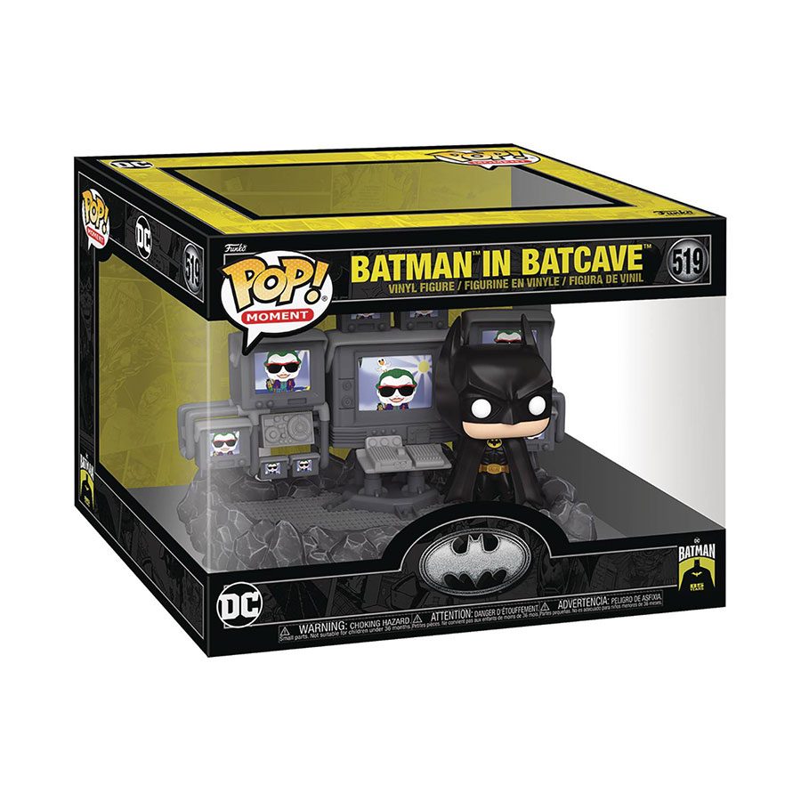 POP Moments Batman 85th Anniversary Batman In Batcave (1989) Vinyl Figure