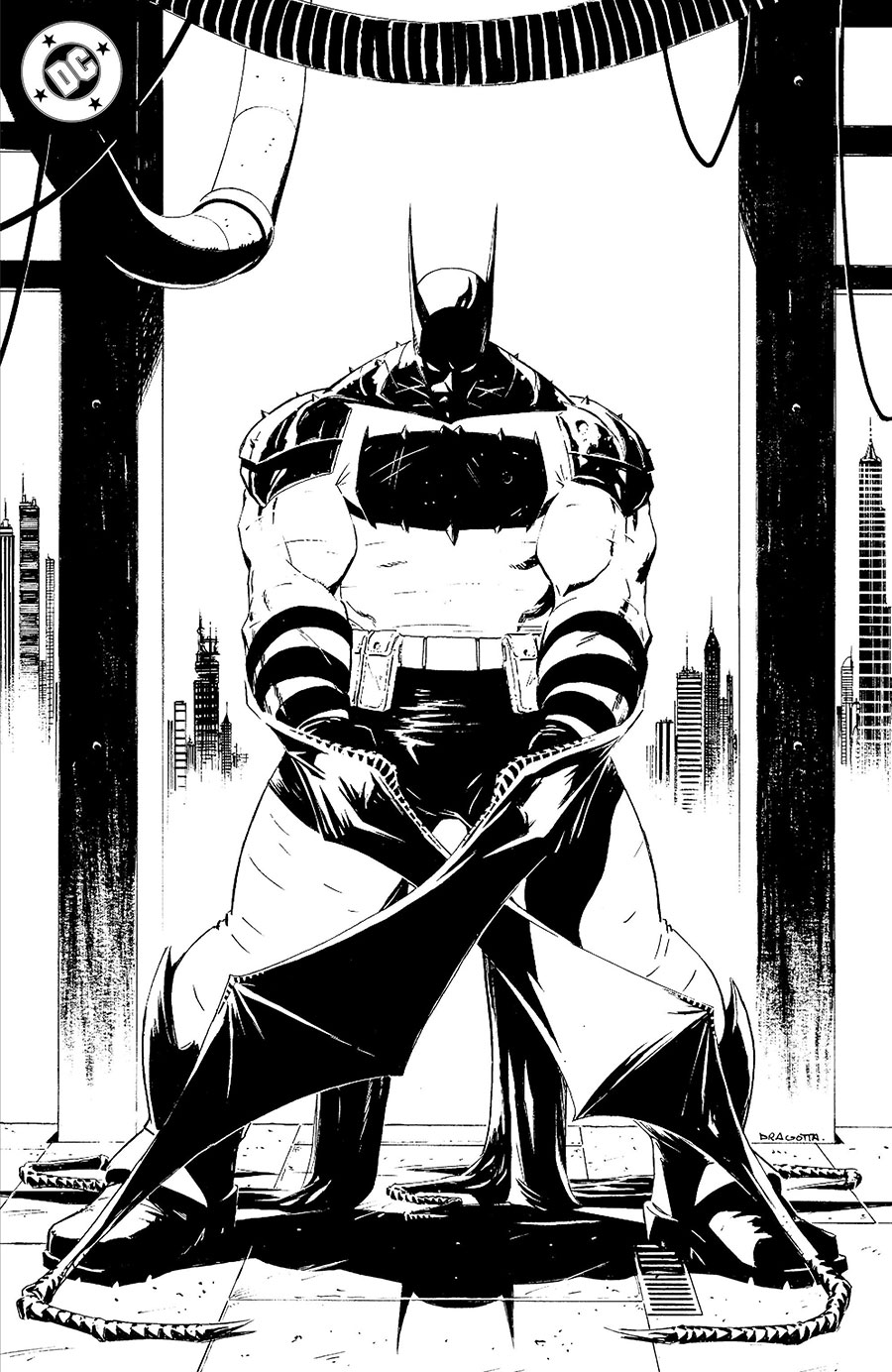 Absolute Batman Noir Edition #1 Cover C Variant Nick Dragotta Foil Cover (DC All In)(Limit 1 Per Customer)