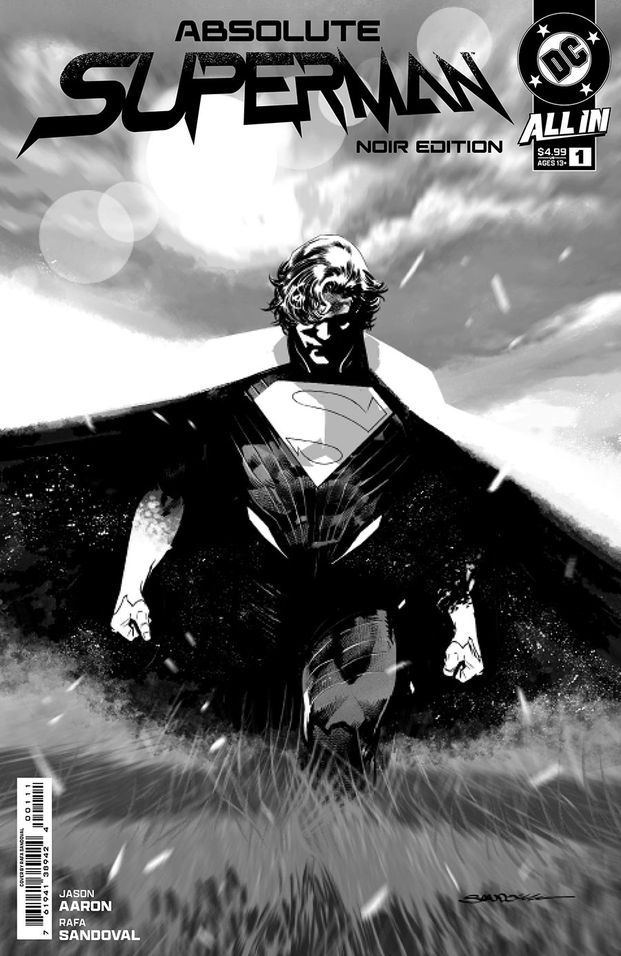 Absolute Superman Noir Edition #1 (One Shot) Cover A Regular Rafa Sandoval Cover (DC All In)