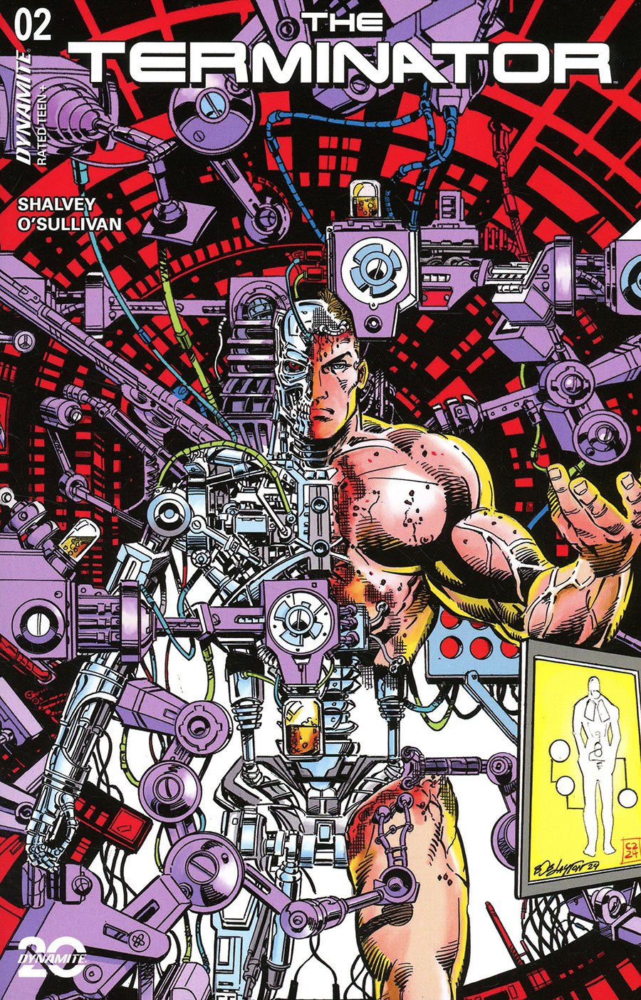 Terminator Vol 4 #2 Cover P Variant Bob Layton Cover