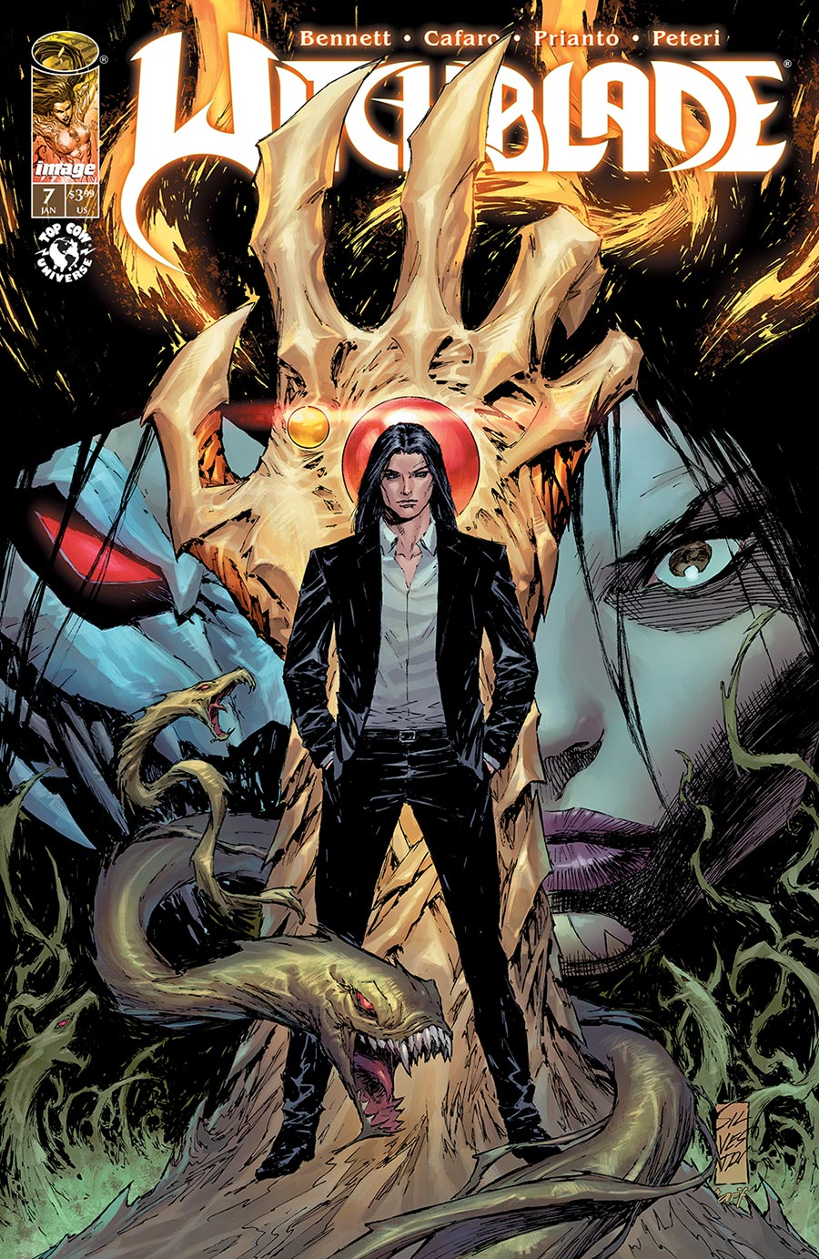 Witchblade Vol 3 #7 Cover A Regular Marc Silvestri & Arif Prianto Cover