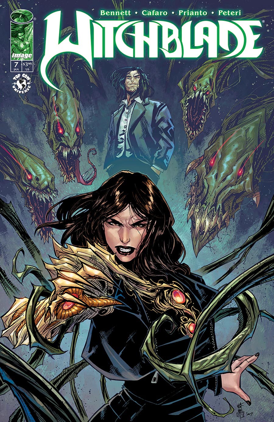 Witchblade Vol 3 #7 Cover B Variant Giuseppe Cafaro & Arif Prianto Cover