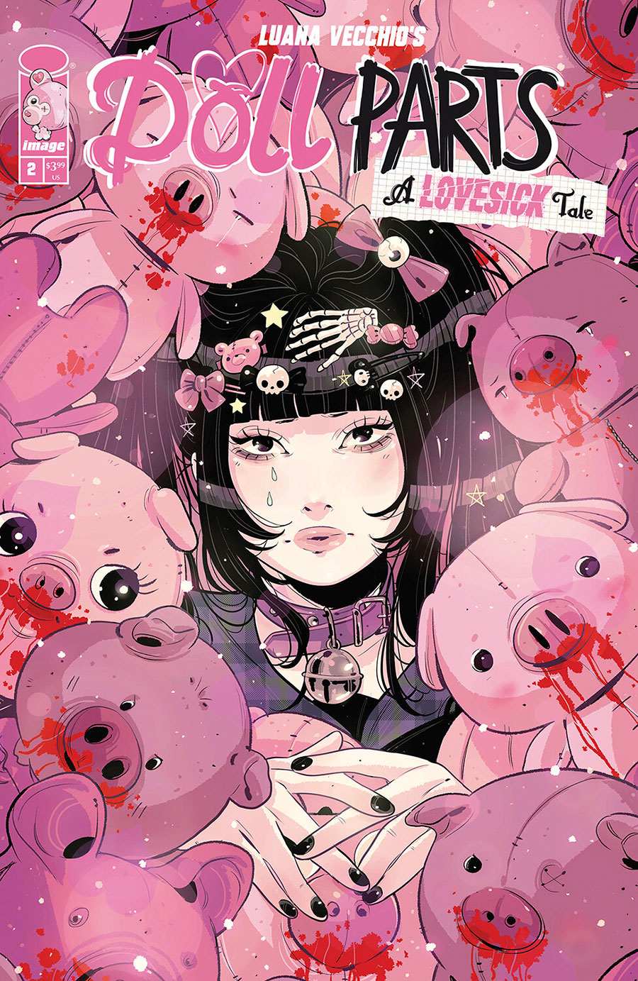 Doll Parts A Lovesick Tale #2 Cover B Variant Luana Vecchio Pigs Cover