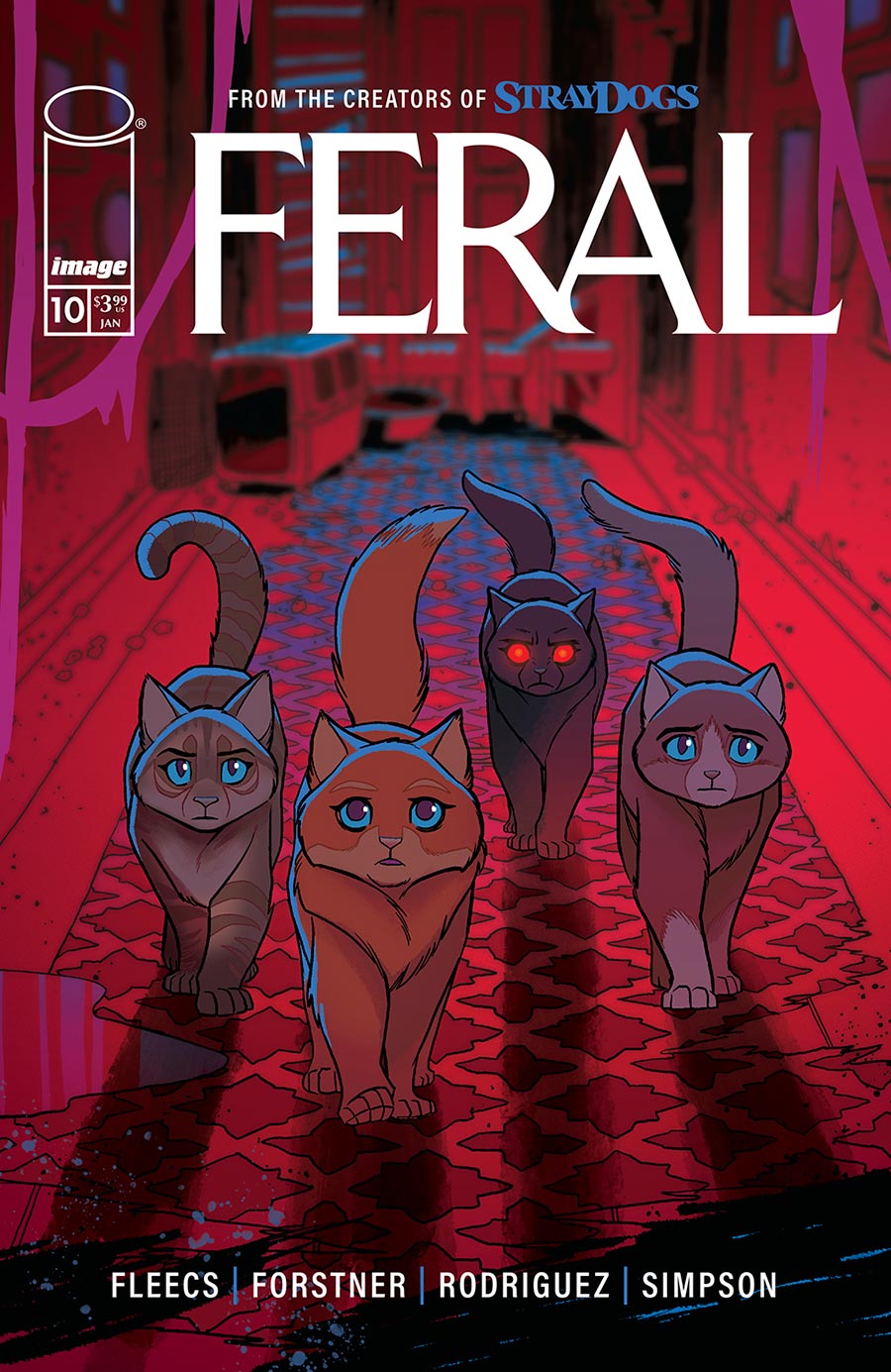 Feral #10 Cover A Regular Tony Fleecs & Trish Forstner Cover