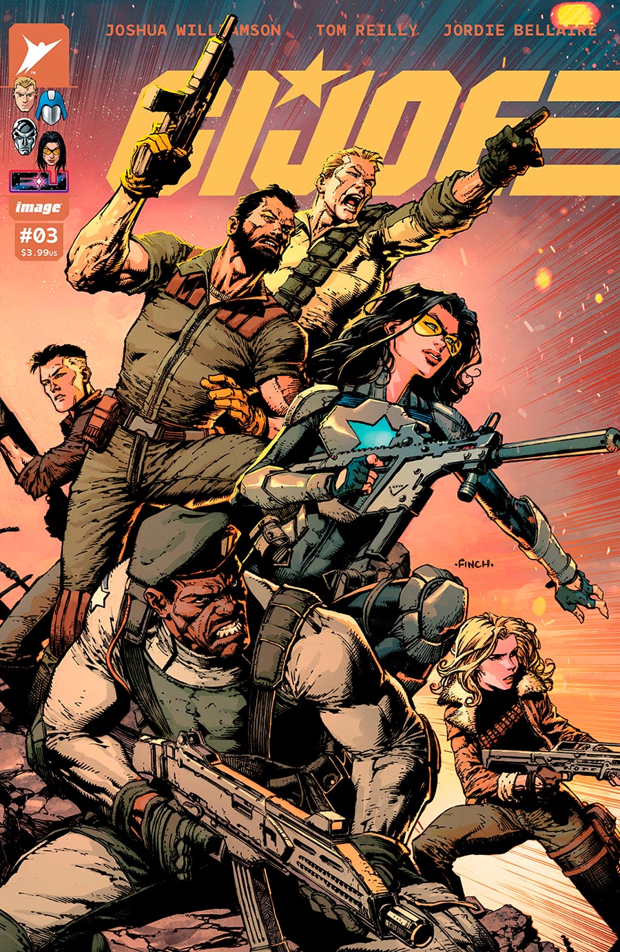 GI Joe Vol 10 #3 Cover B Variant David Finch & Adriano Lucas Cover