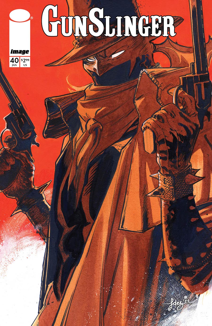 Gunslinger Spawn #40 Cover B Variant Javier Fernandez Cover