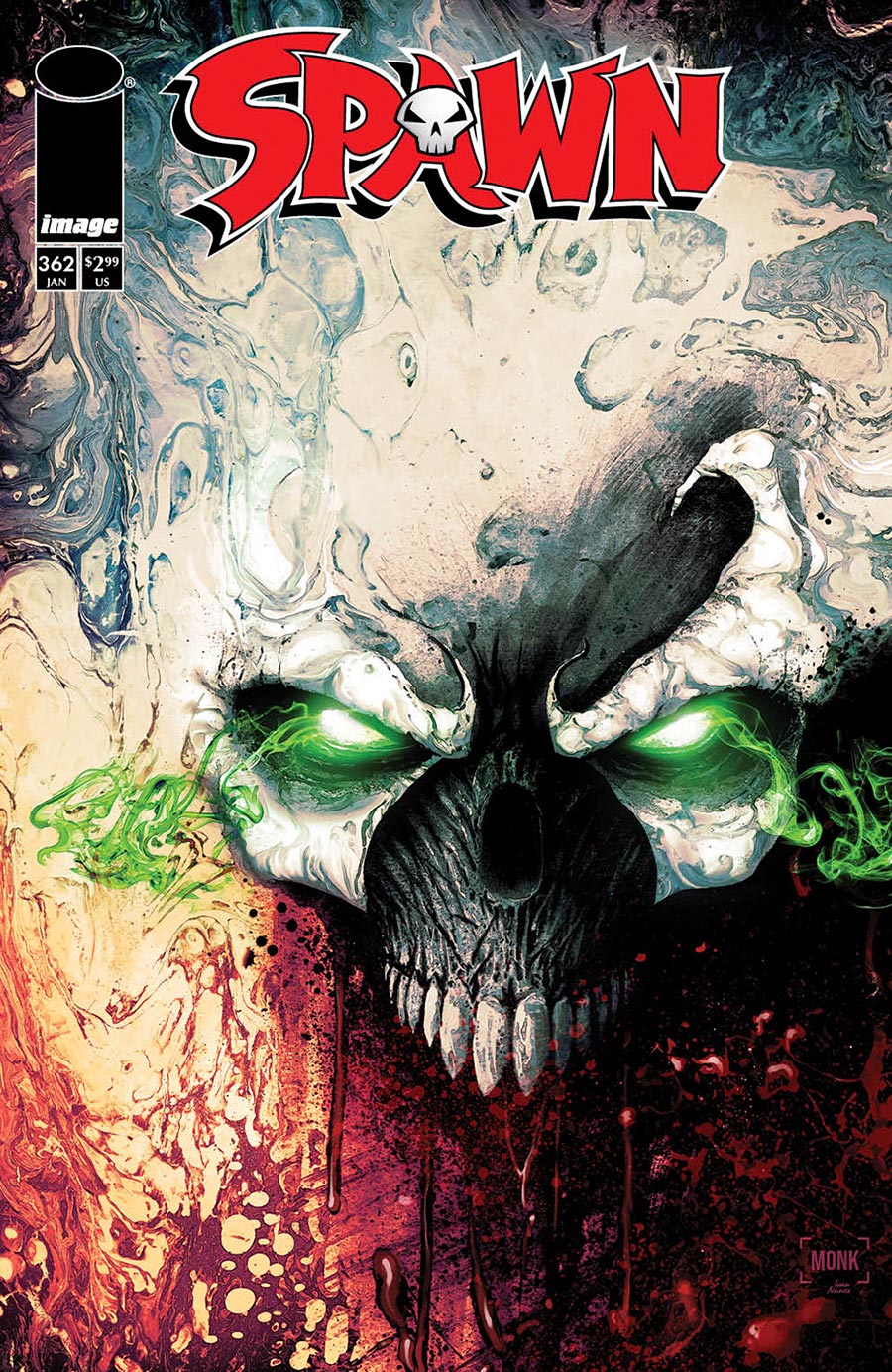 Spawn #362 Cover B Variant Jeff Monk Cover