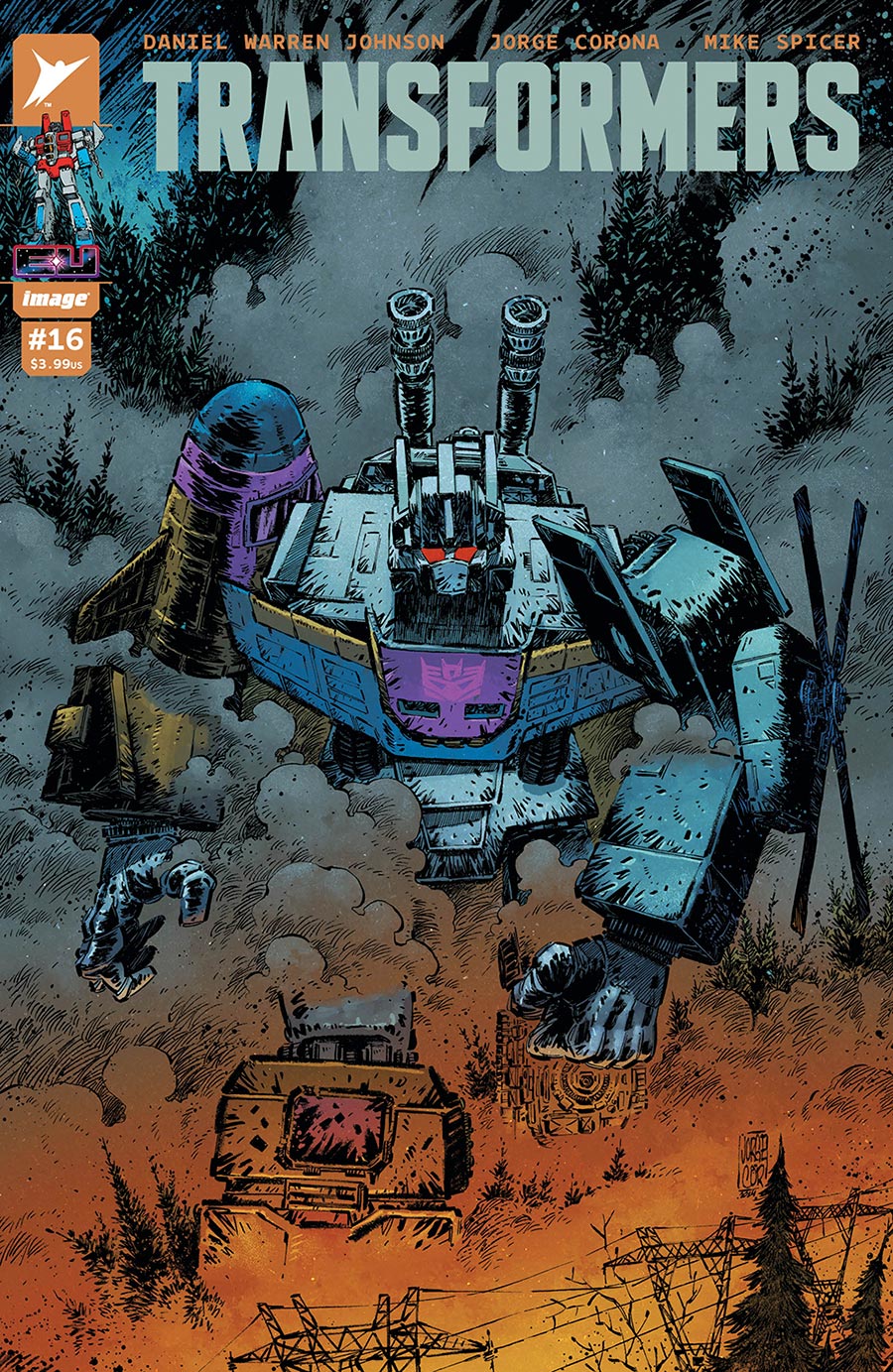 Transformers Vol 5 #16 Cover B Variant Jorge Corona & Mike Spicer Cover