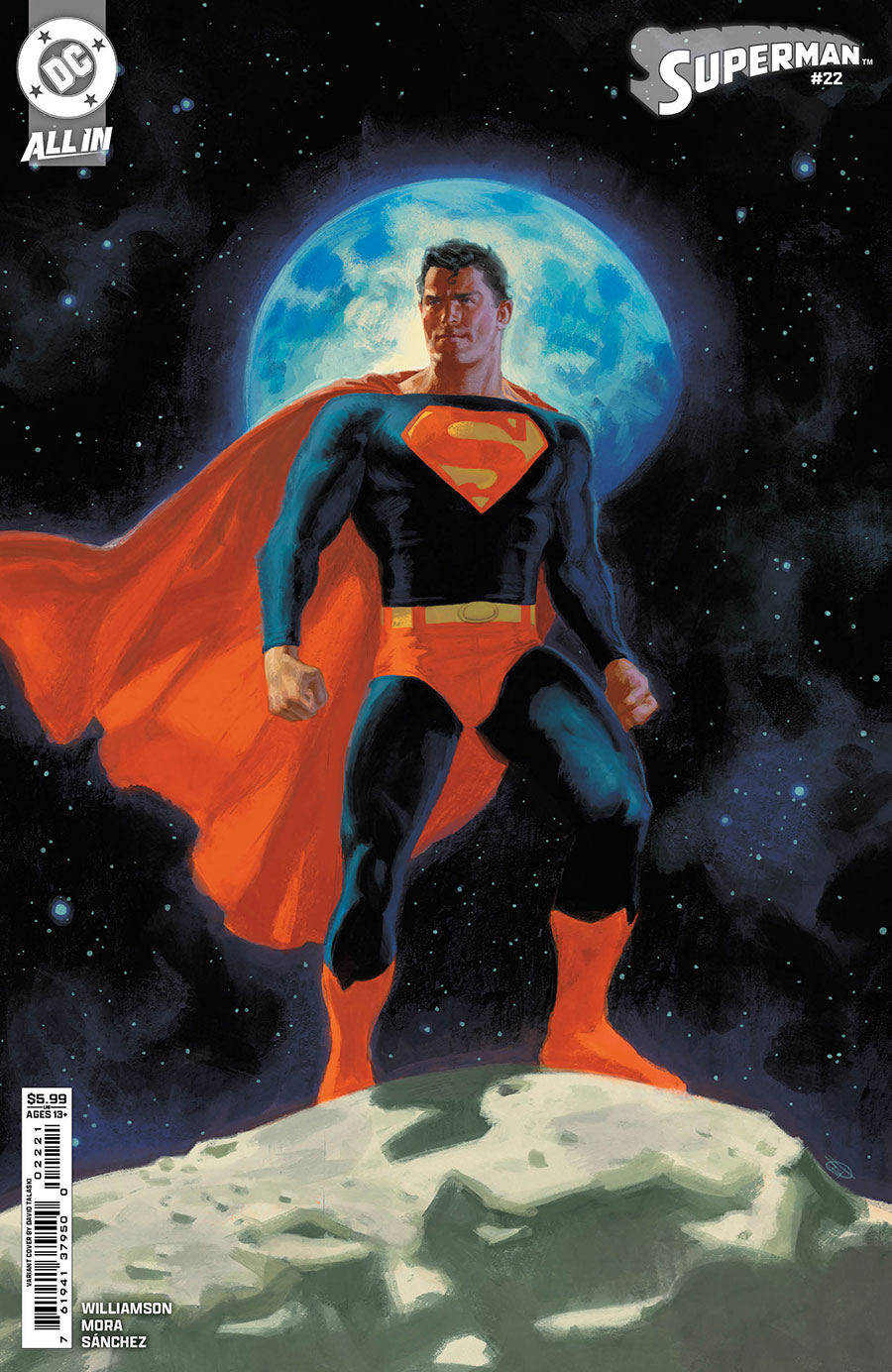 Superman Vol 7 #22 Cover D Variant David Talaski Card Stock Cover (DC All In)