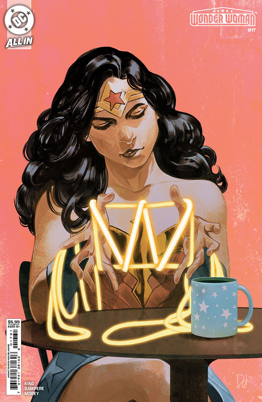 Wonder Woman Vol 6 #17 Cover C Variant Mike Del Mundo Card Stock Cover (DC All In)