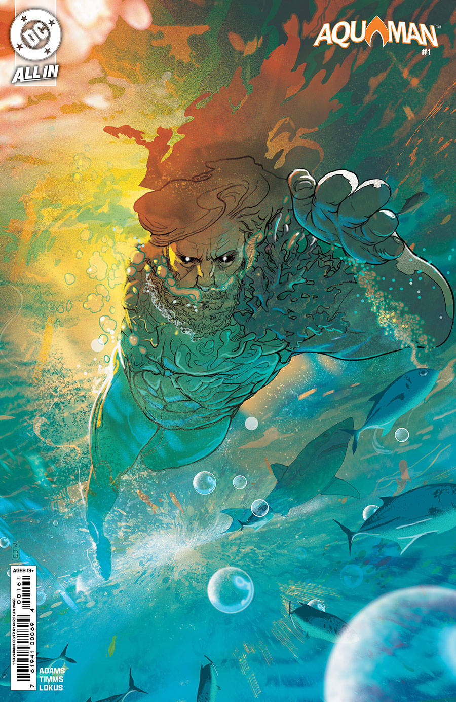 Aquaman Vol 7 #1 Cover H Incentive Christian Ward Card Stock Variant Cover (DC All In)