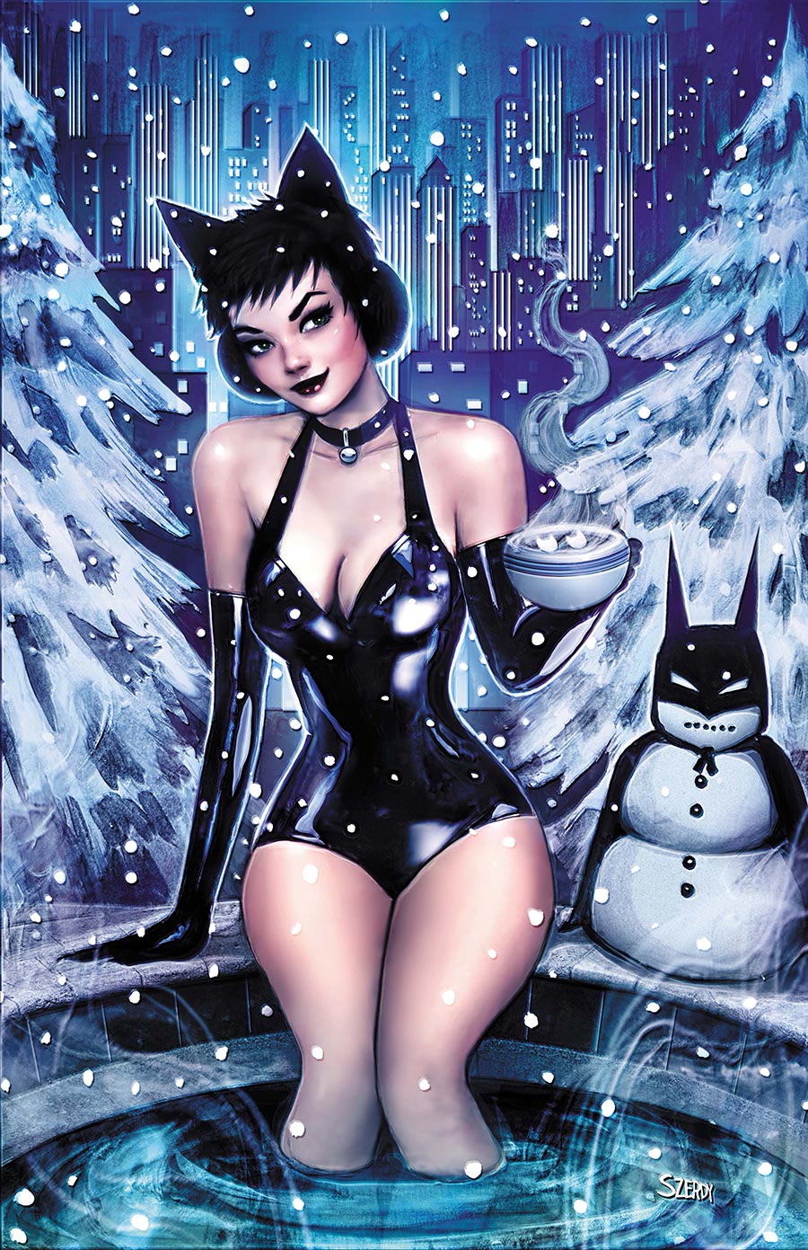 Catwoman Vol 5 #72 Cover D Variant Nathan Szerdy Sweater Weather Card Stock Cover (DC All In)