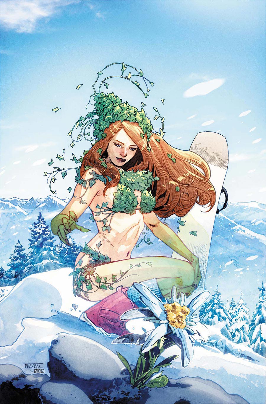 Poison Ivy #29 Cover D Variant Mahmud Asrar & Alejandro Sanchez Sweater Weather Card Stock Cover (DC All In)