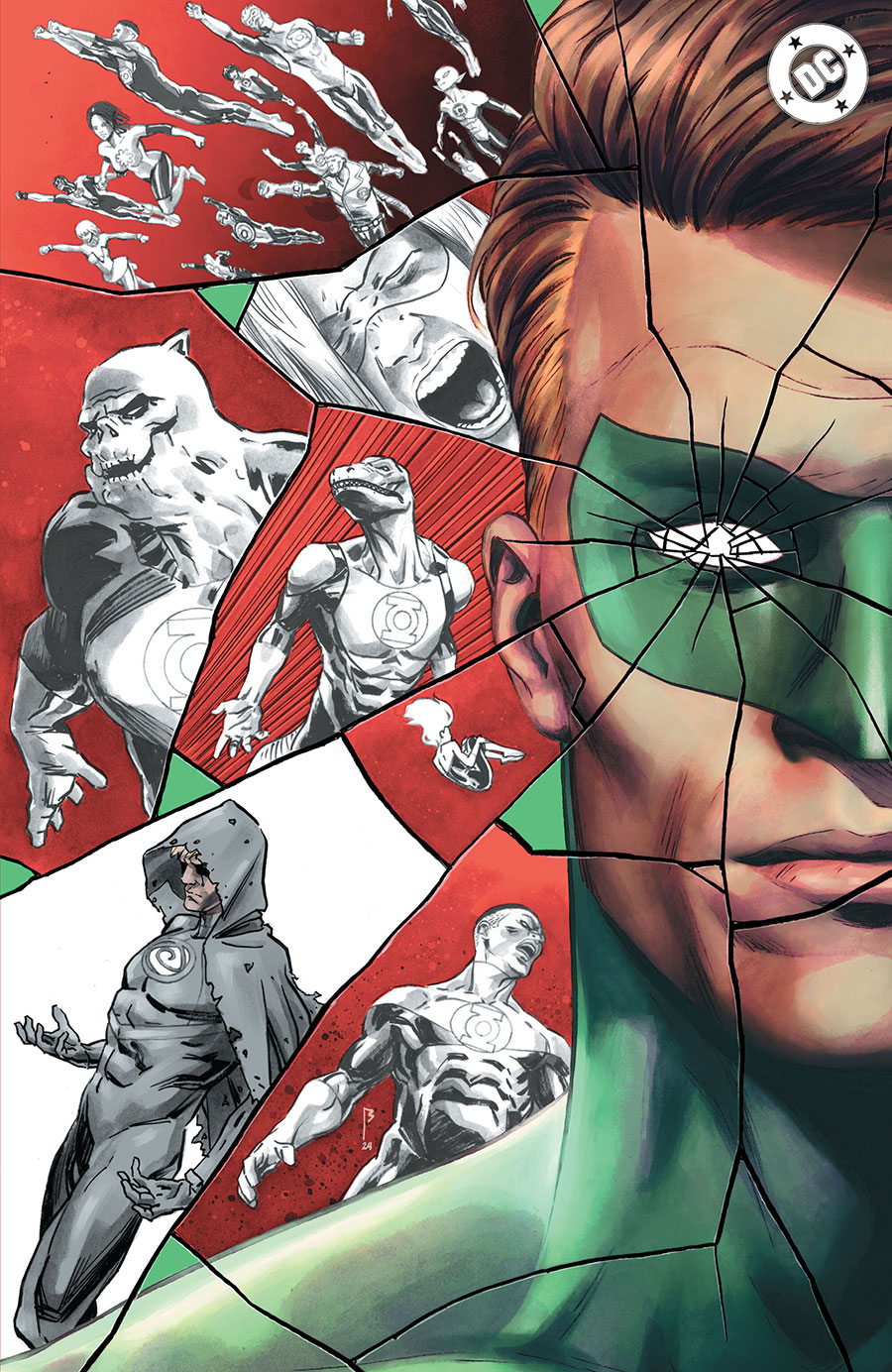 Green Lantern Fractured Spectrum #1 (One Shot) Cover C Variant Fernando Blanco Foil Cover (DC All In)