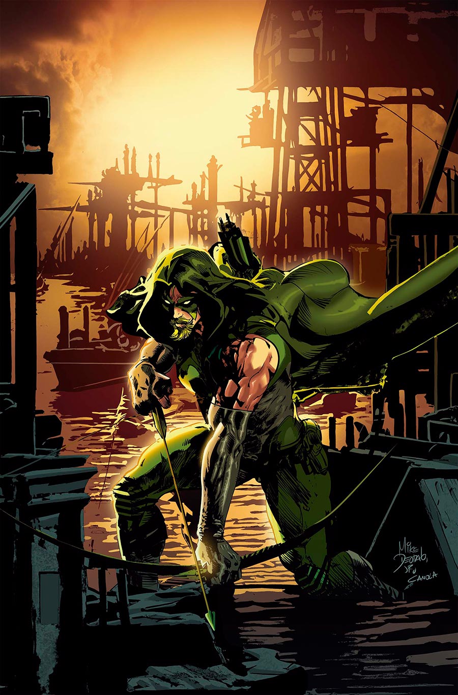 Green Arrow Vol 8 #20 Cover B Variant Mike Deodato Jr Card Stock Cover (DC All In)