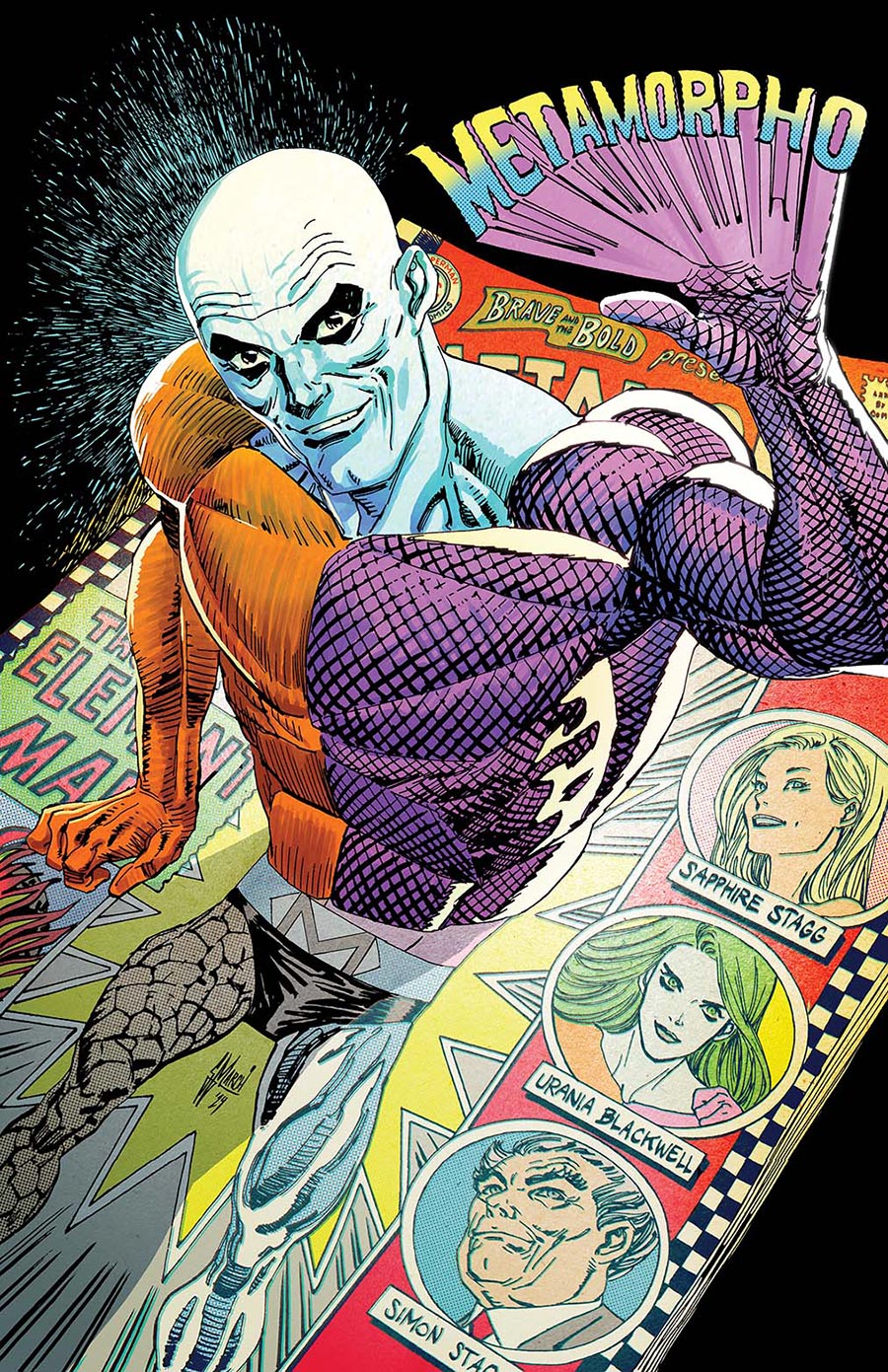 Metamorpho The Element Man #2 Cover B Variant Guillem March Card Stock Cover (DC All In)