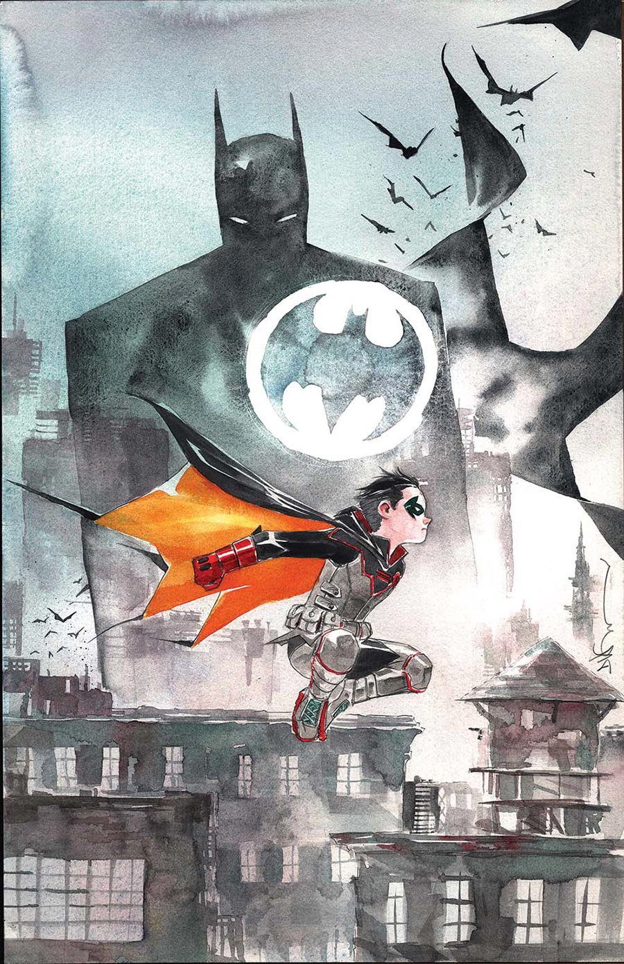 Batman And Robin Vol 3 #17 Cover C Variant Dustin Nguyen Card Stock Cover (DC All In)