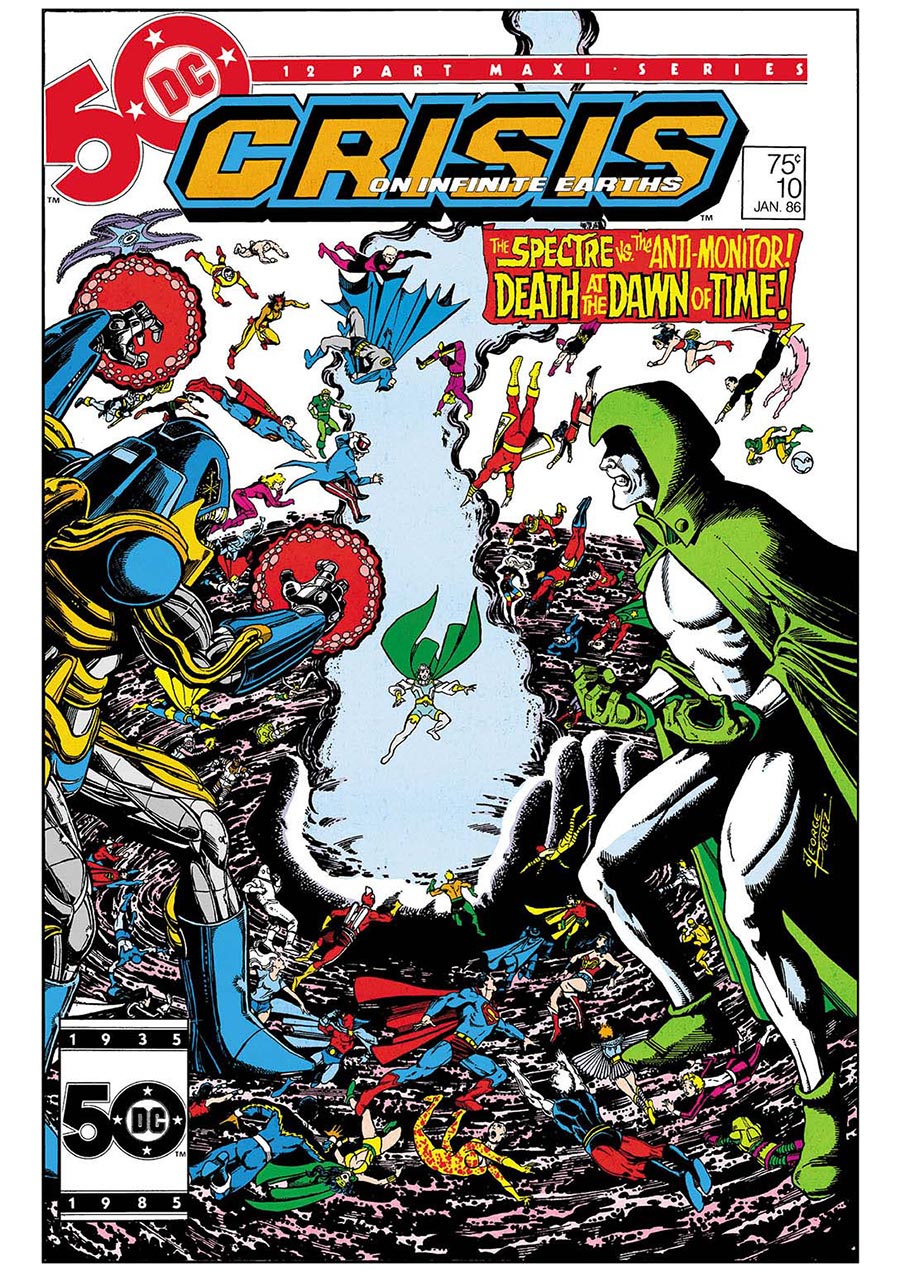 Crisis On Infinite Earths #10 Facsimile Edition Cover A Regular George Perez Cover