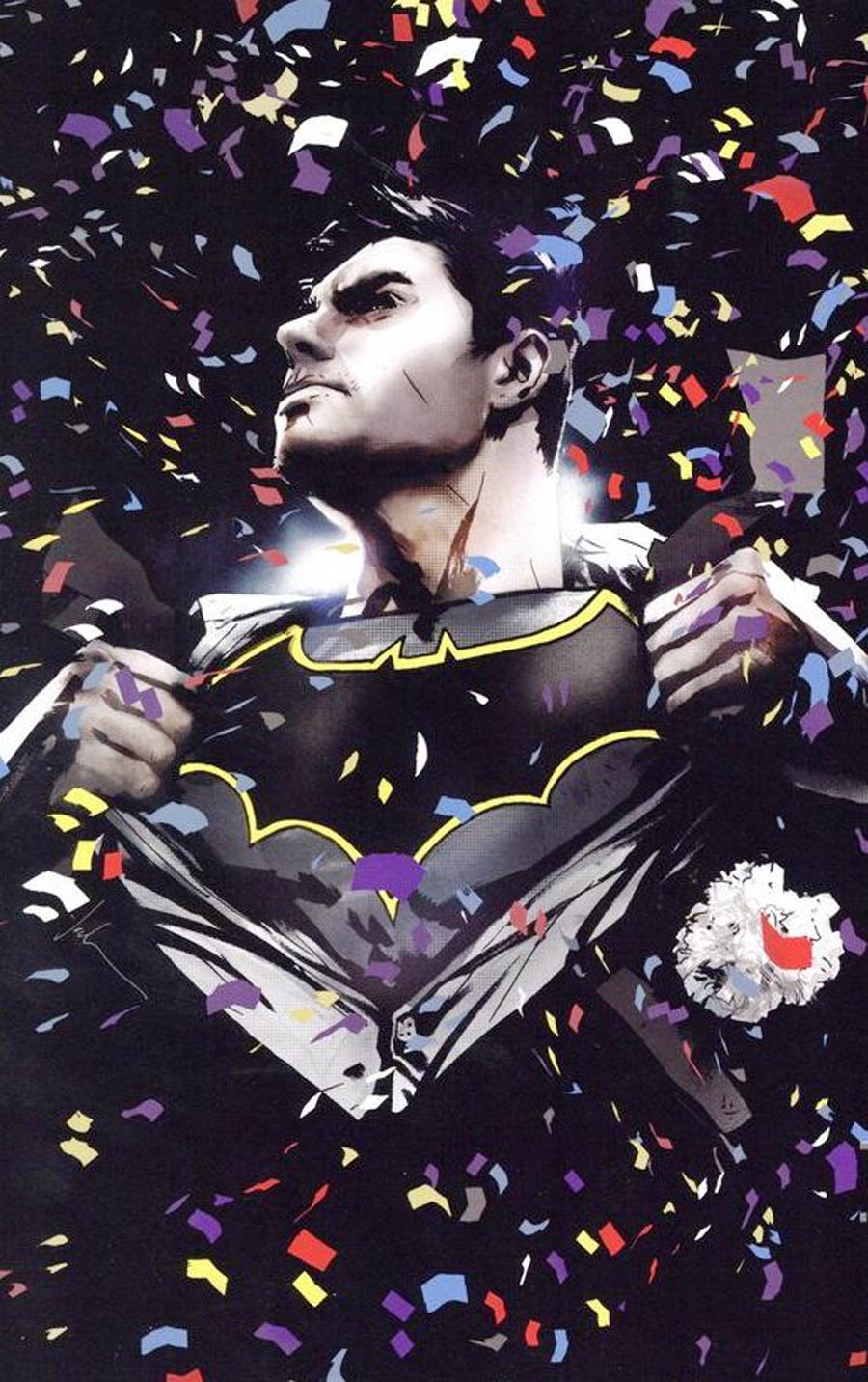 Batman Vol 3 #50 Cover Z-Z-D Jock Virgin Confetti Variant Cover