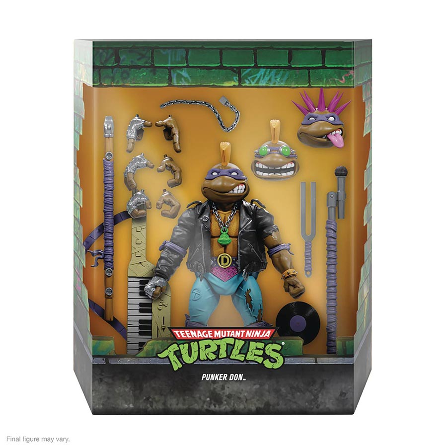 Teenage Mutant Ninja Turtles Ultimate Action Figure - Punker Donatello