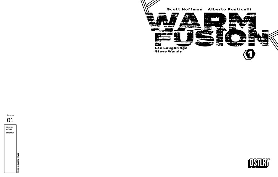 Warm Fusion #1 Cover G Variant Blank Wraparound Cover