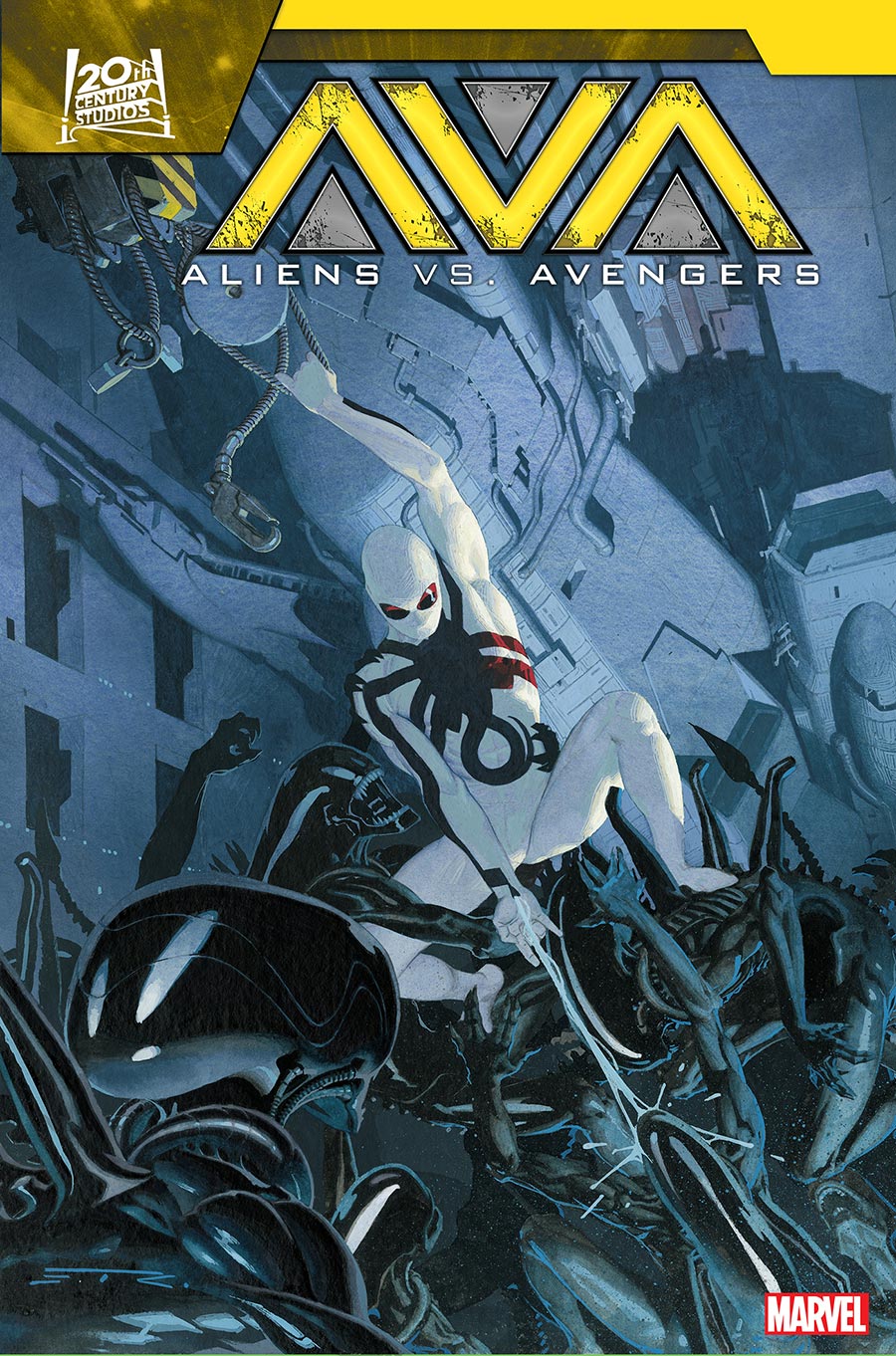 Aliens vs Avengers #3 Cover A Regular Esad Ribic Cover