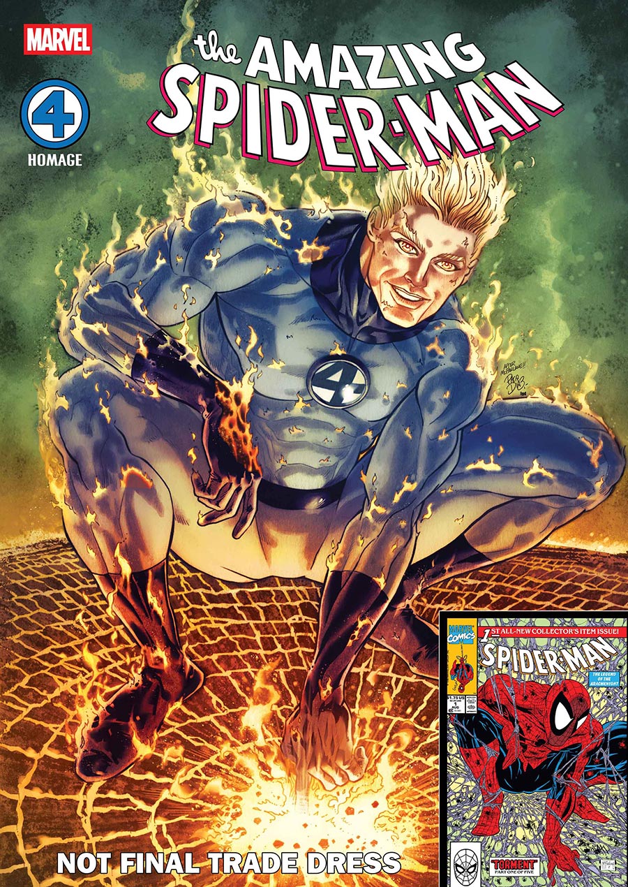 Amazing Spider-Man Vol 6 #66 Cover C Variant Paco Diaz Fantastic Four Homage Cover