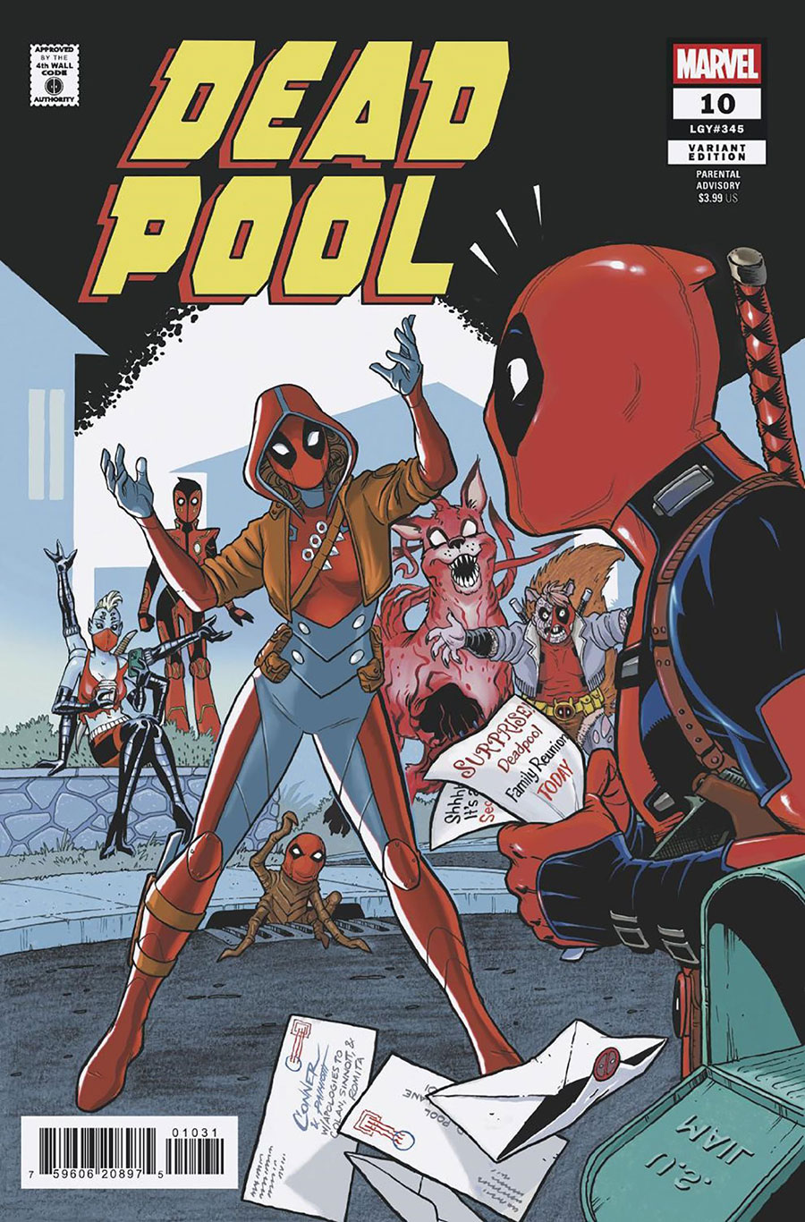 Deadpool Vol 9 #10 Cover C Variant Amanda Conner Homage Cover