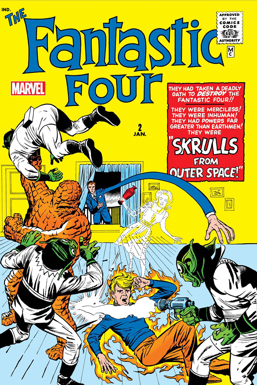 Fantastic Four #2 Cover B Facsimile Edition Regular Jack Kirby Cover