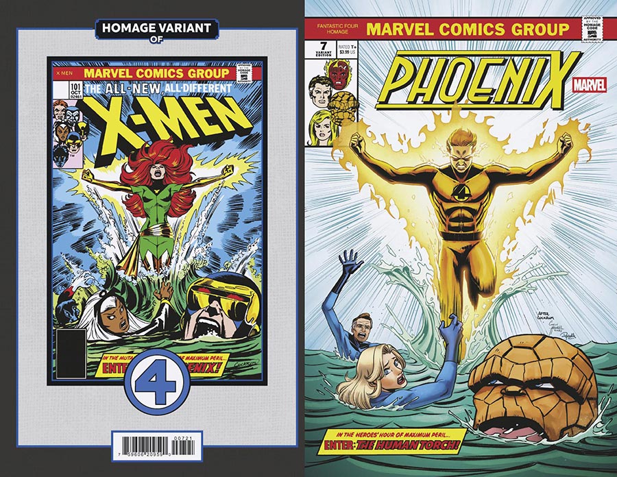 Phoenix #7 Cover B Variant Corin Howell Fantastic Four Homage Cover